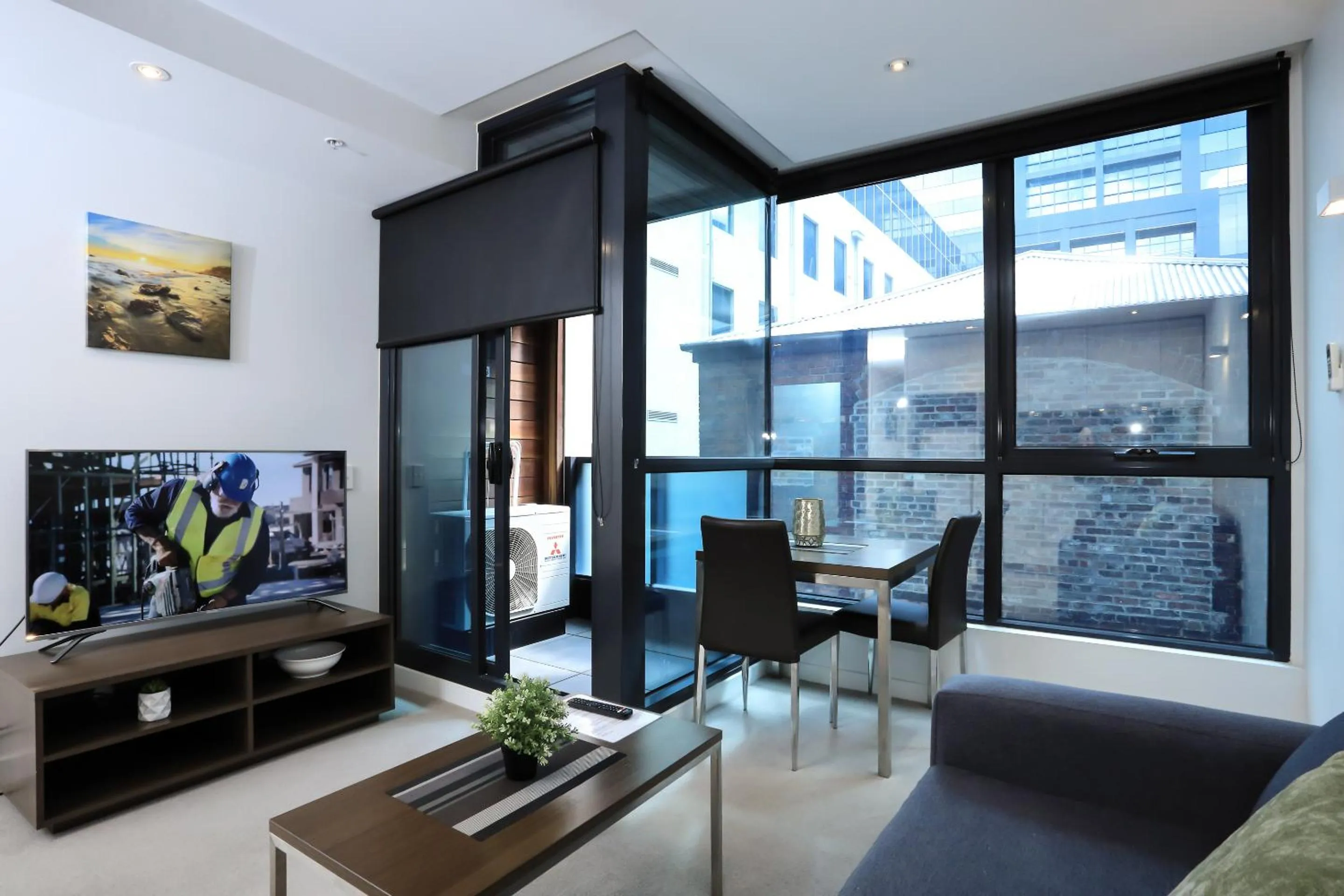 TV and multimedia in Flinders Street Apartments Melbourne CBD