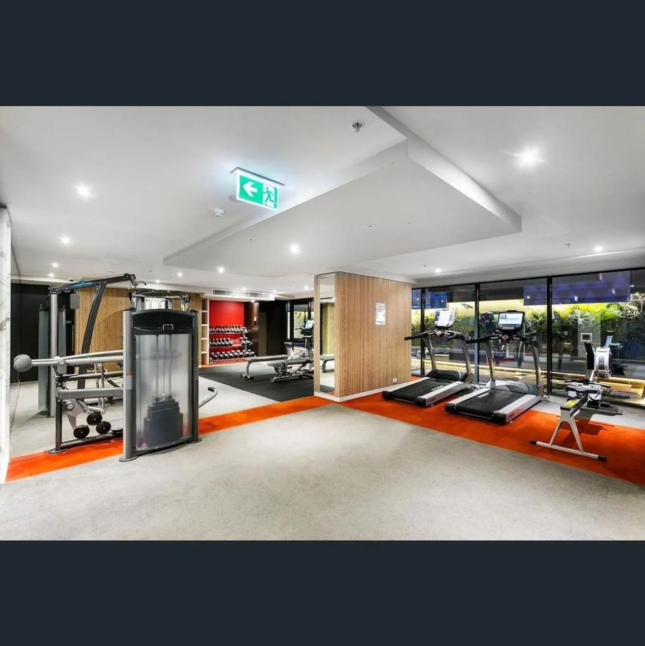 Fitness centre/facilities in Flinders Street Apartments Melbourne CBD