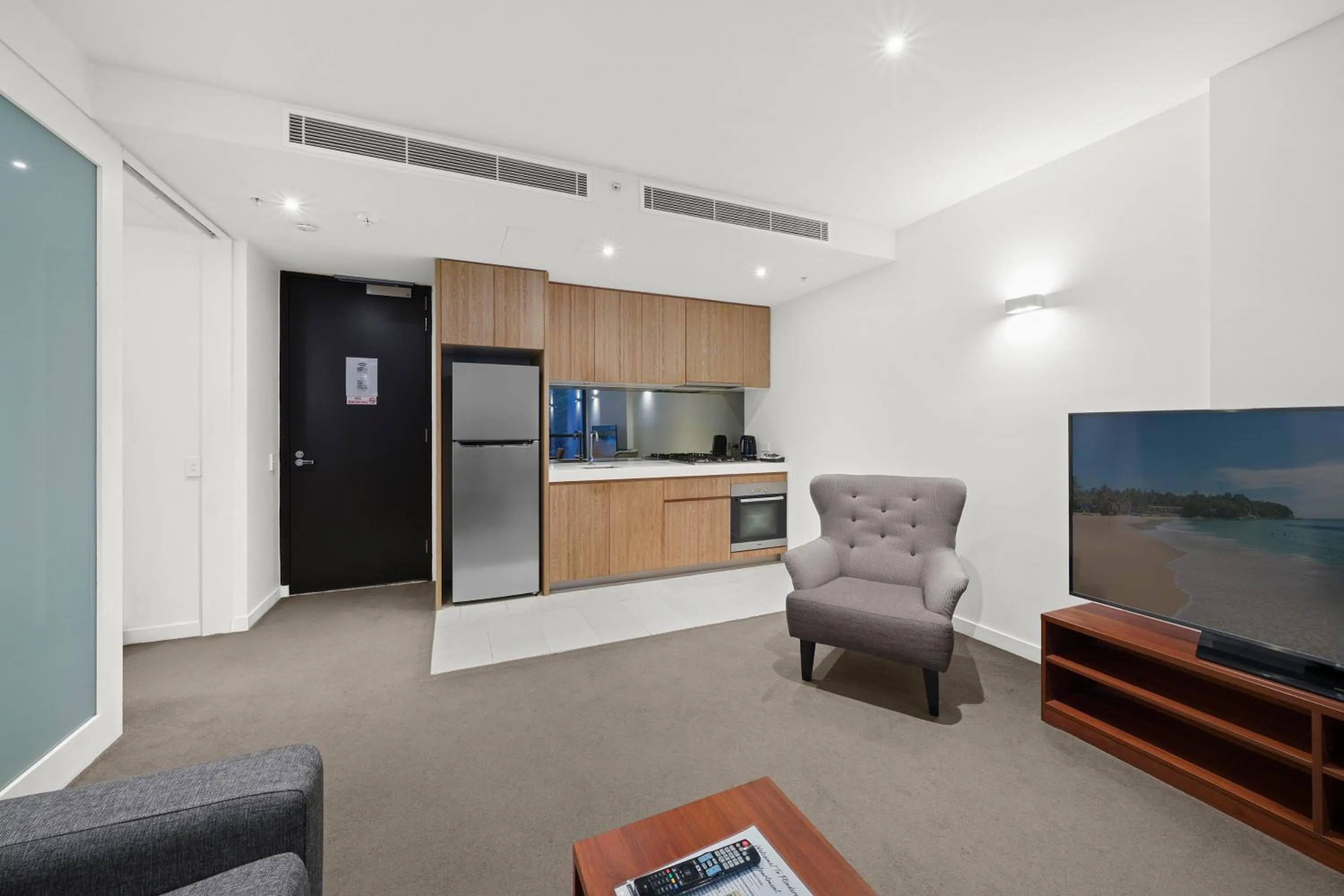 TV and multimedia in Flinders Street Apartments Melbourne CBD