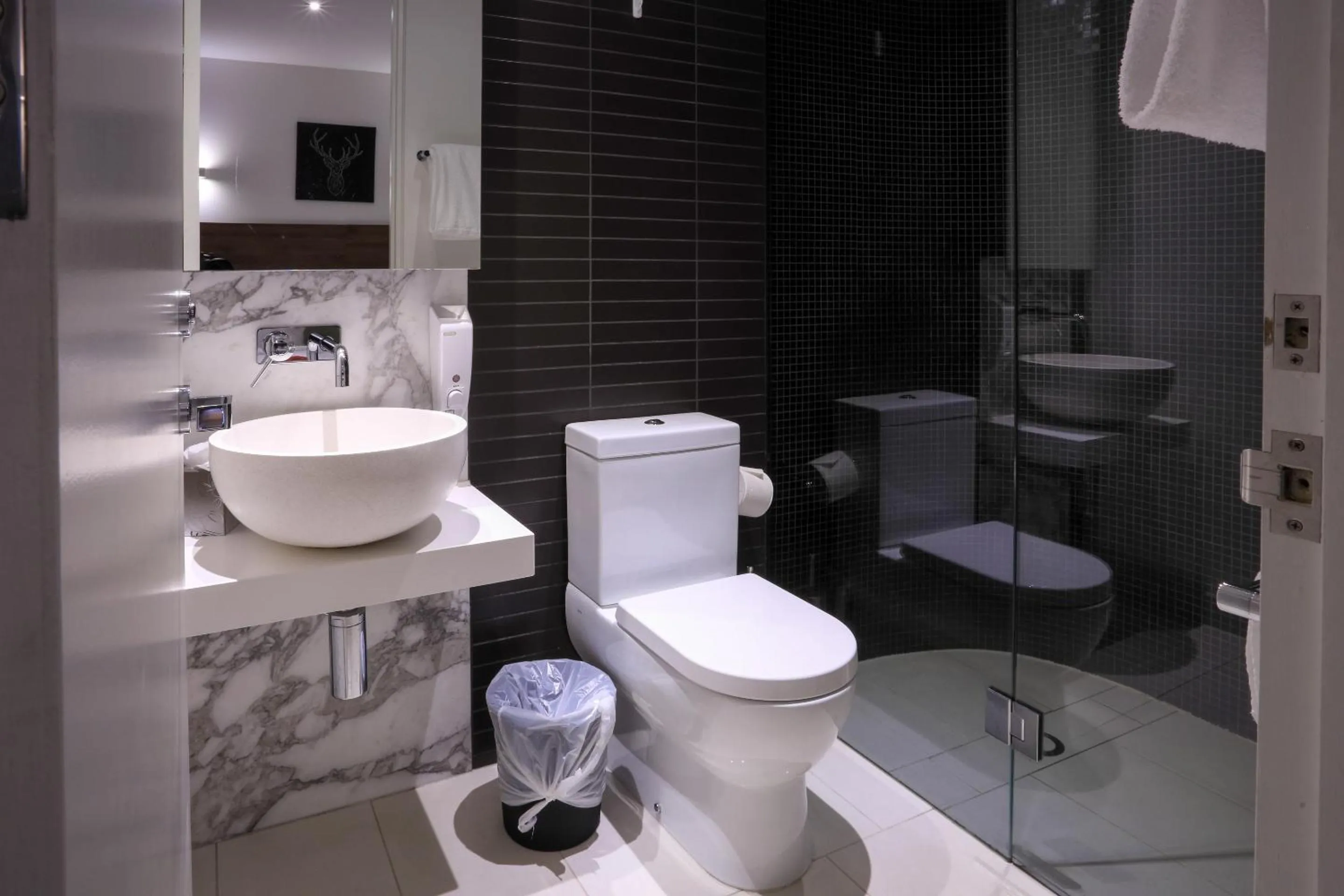 Bathroom in Flinders Street Apartments Melbourne CBD