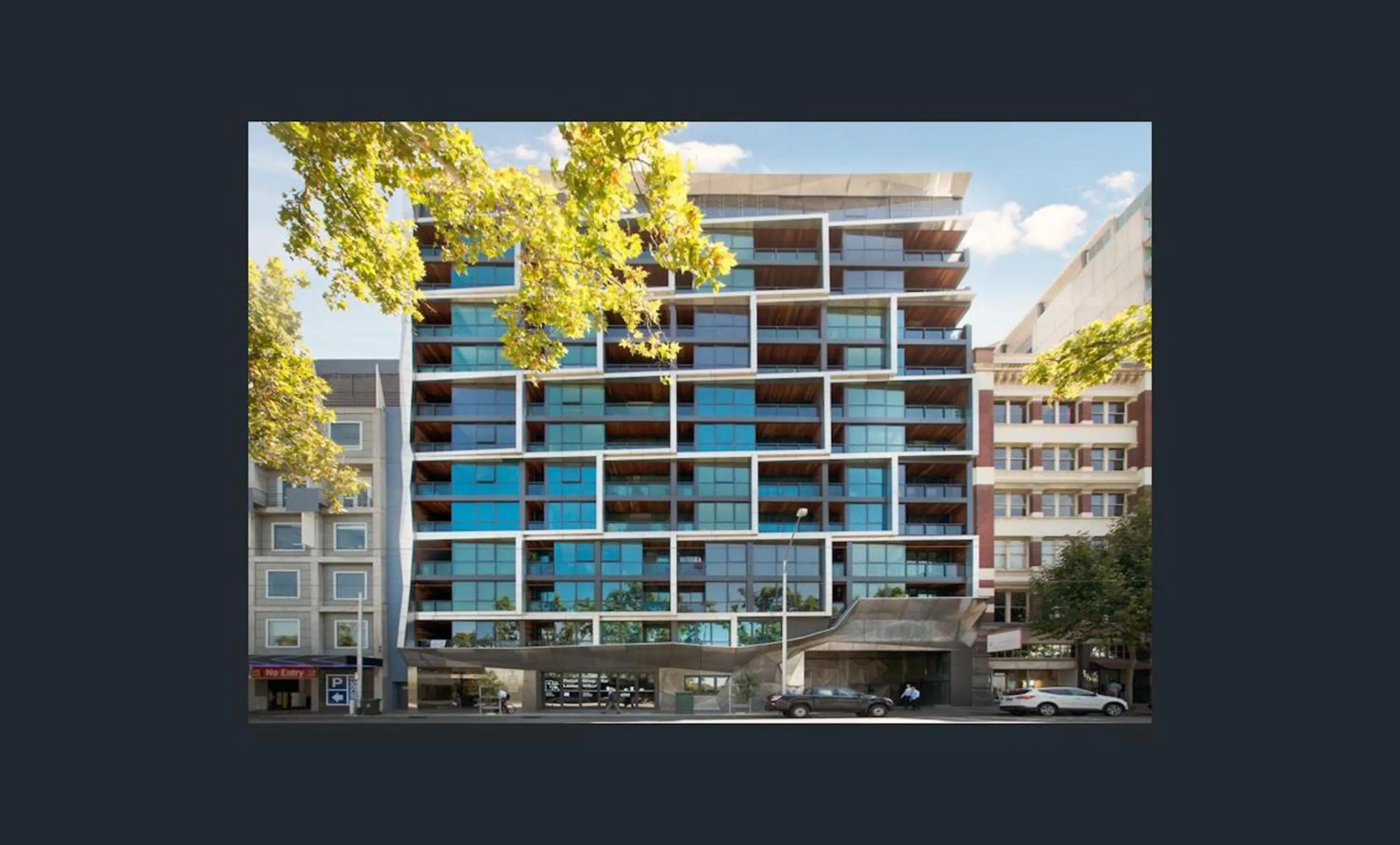 Property building in Flinders Street Apartments Melbourne CBD