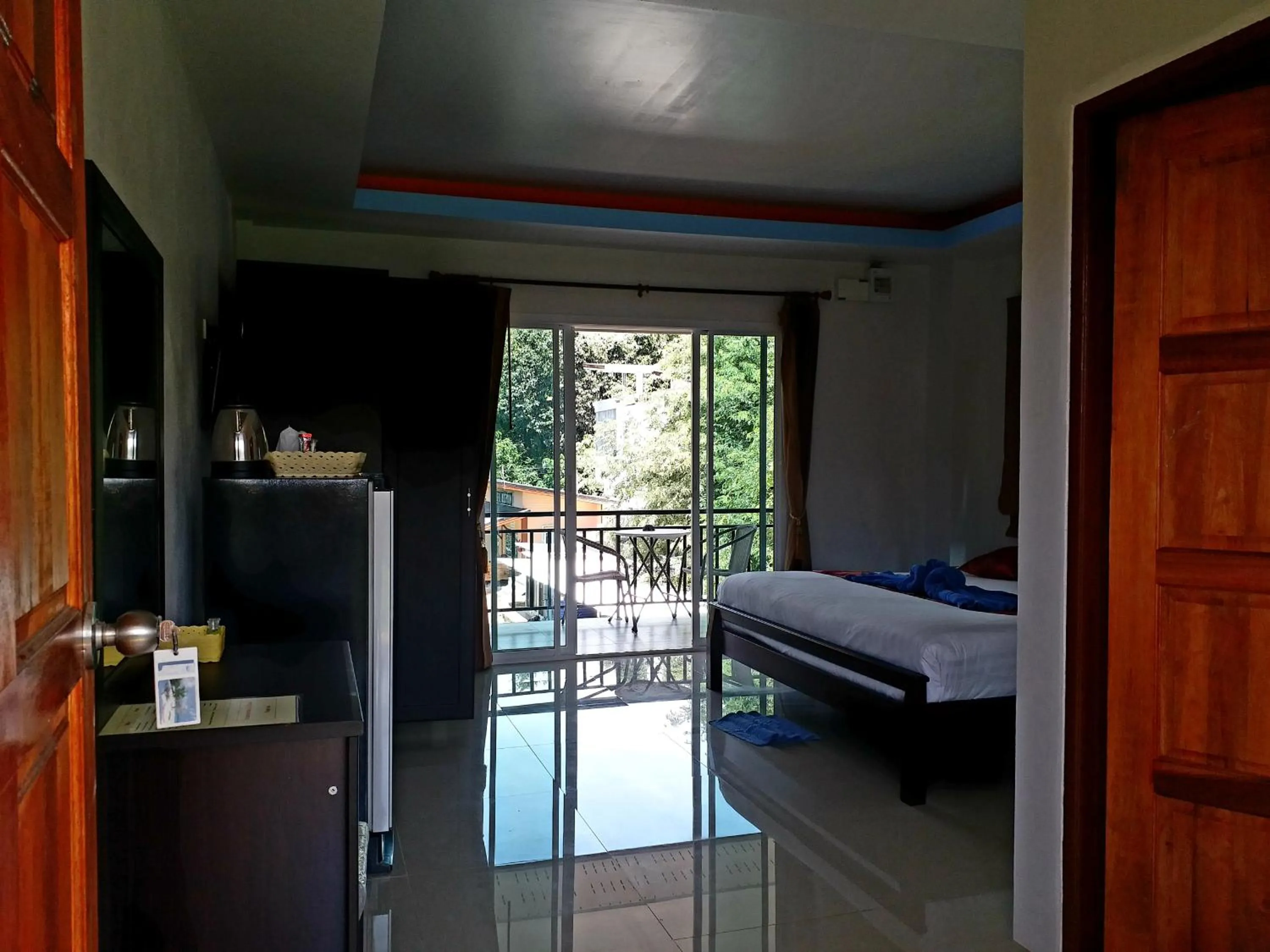 Bed in Tamarind Lanta Resort