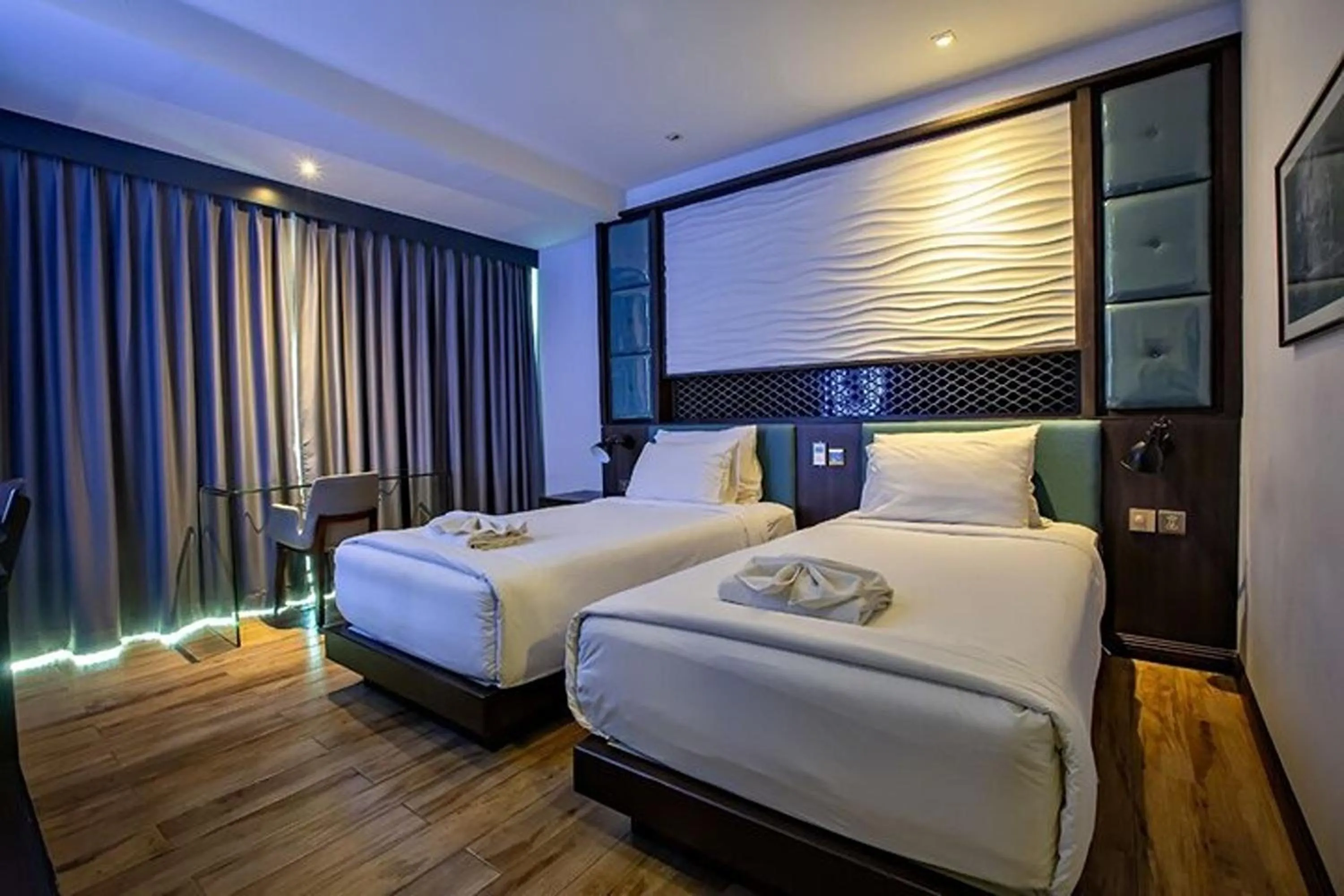 Bed in Holatel Hotel Phitsanulok