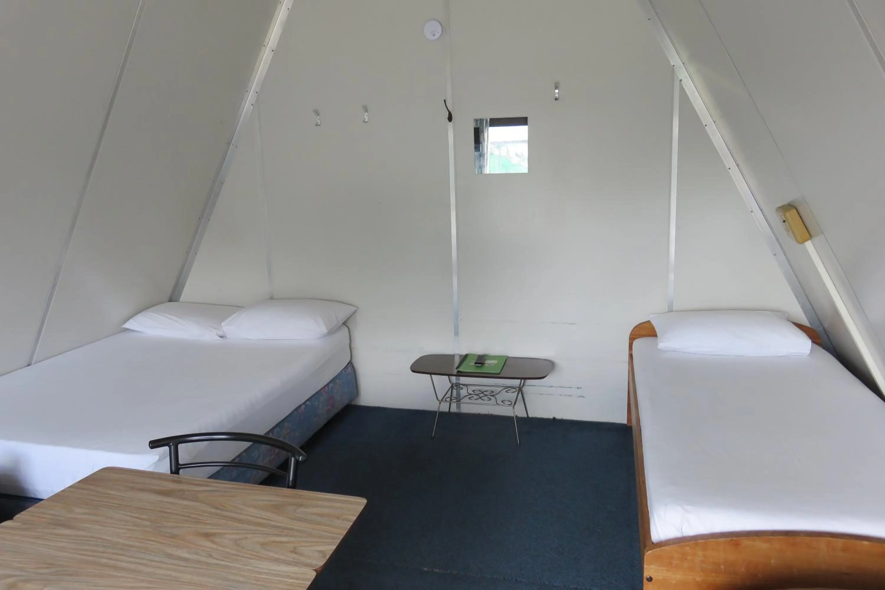 Bed in Rangiora Eco Holiday Park