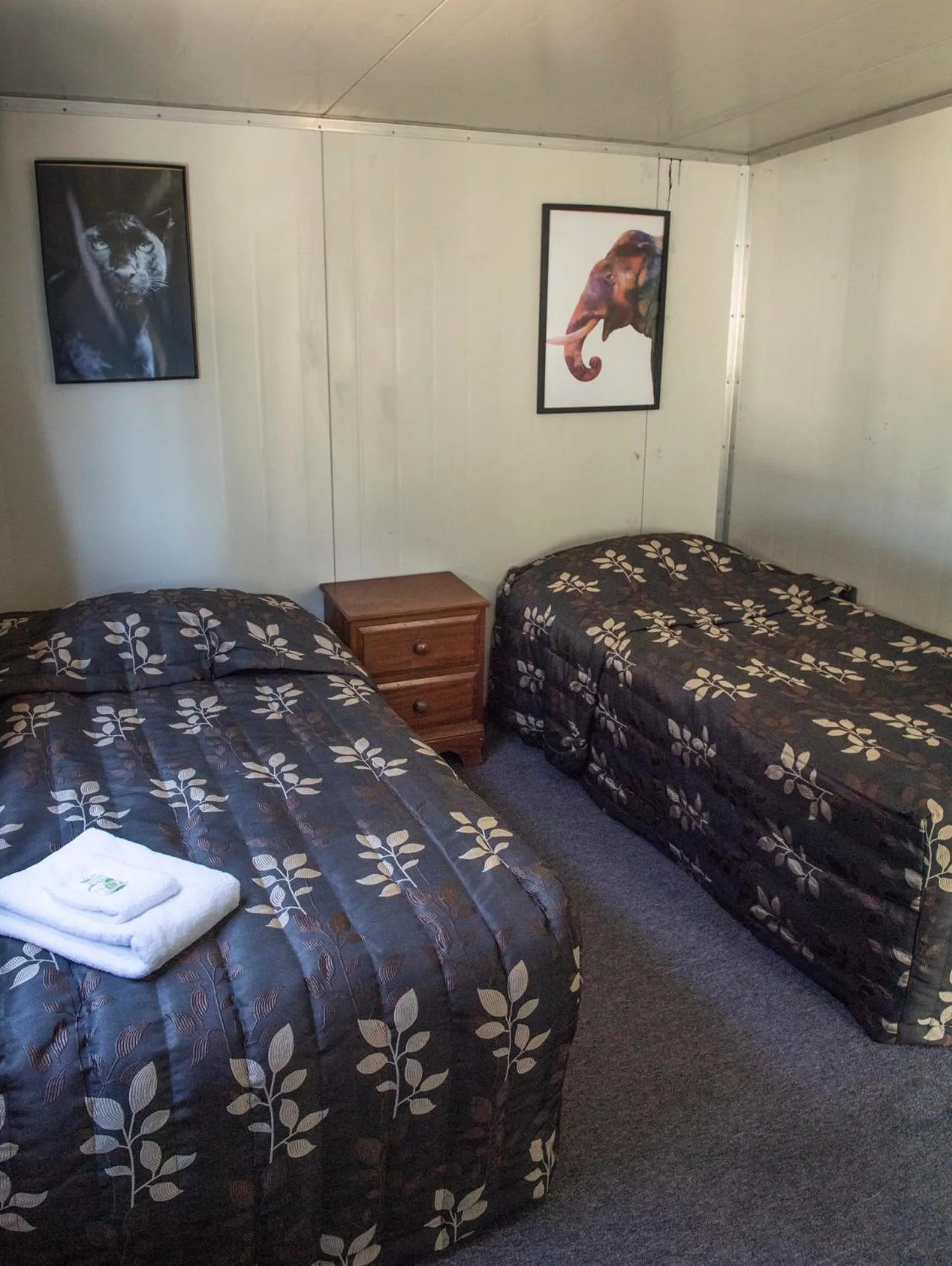 Bed in Rangiora Eco Holiday Park