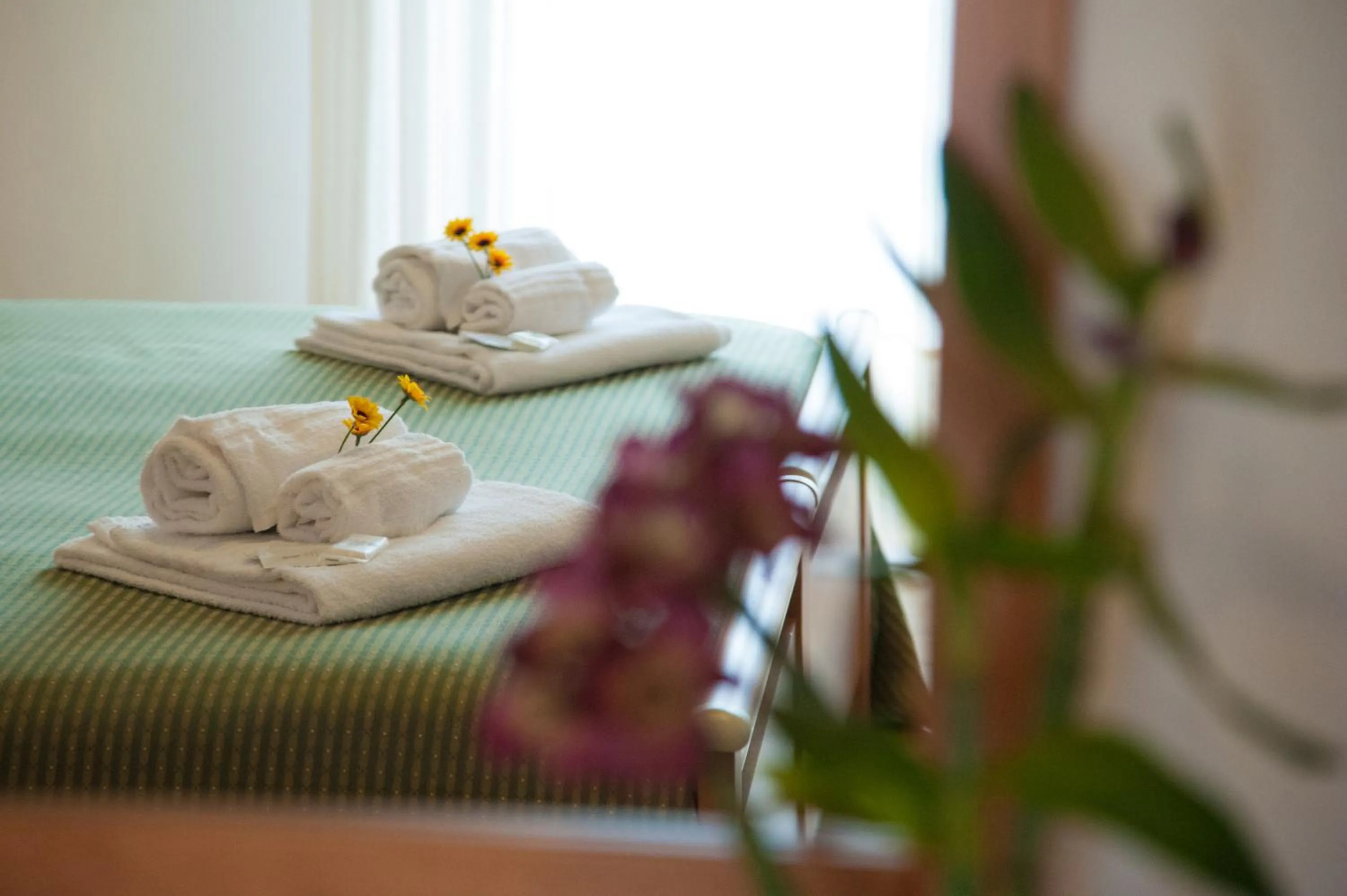Decorative detail, Bed in Le Giare B&B