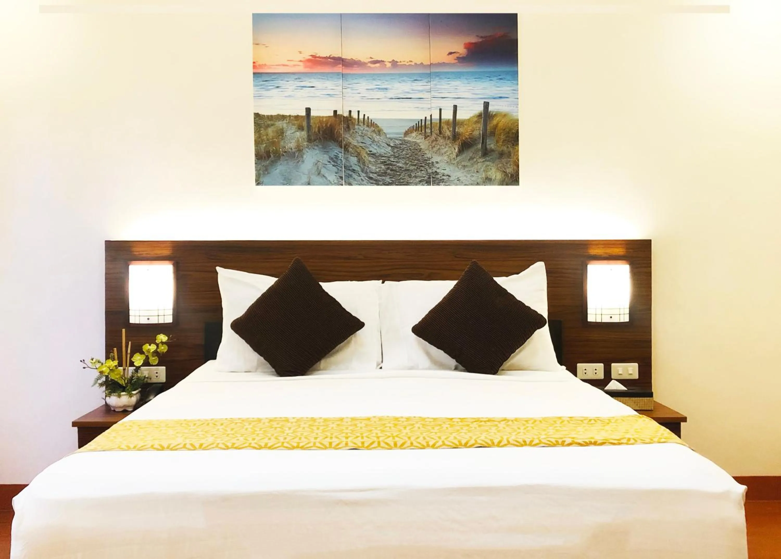 Bed in Klir Waterpark Resort and Hotels