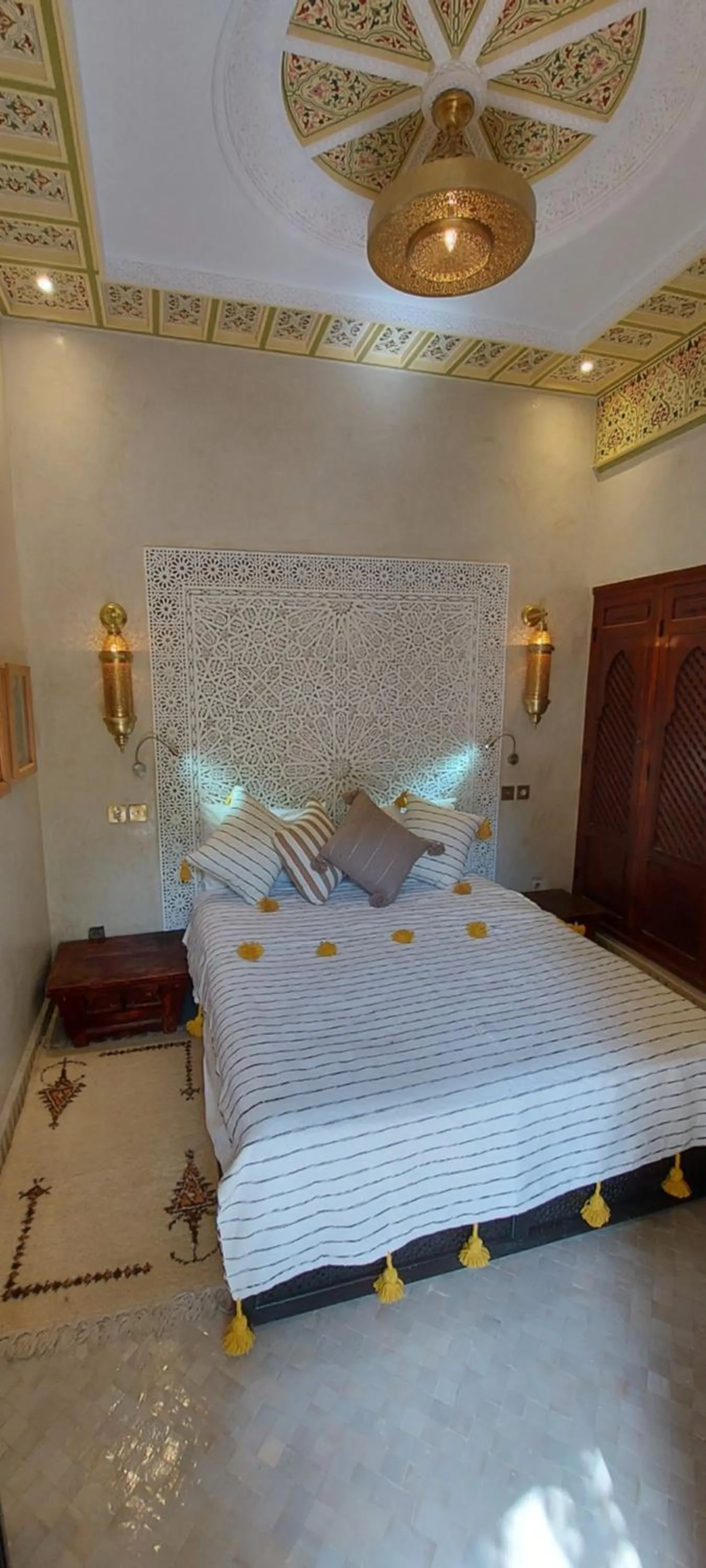 Bed in Riad Barroko