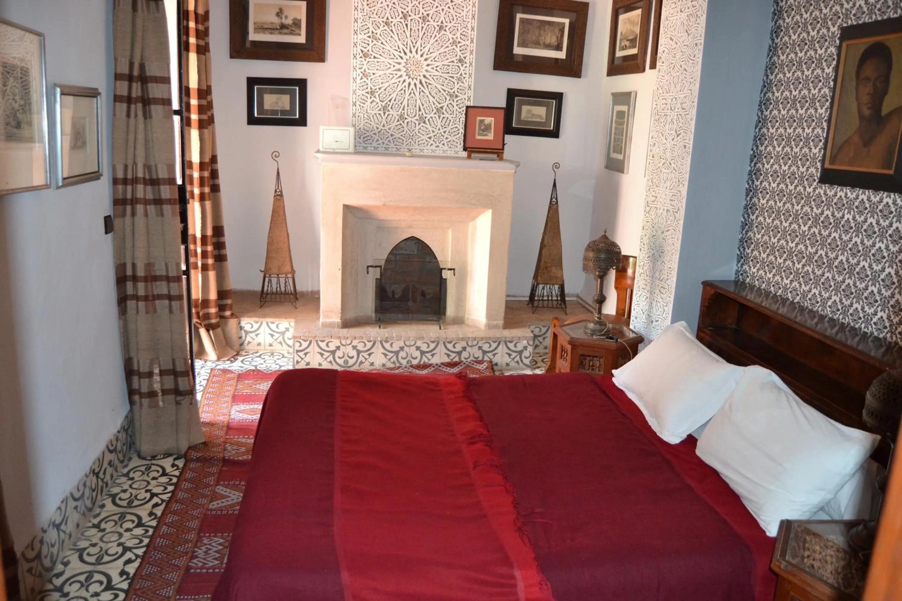 Bedroom, Bed in Riad Barroko