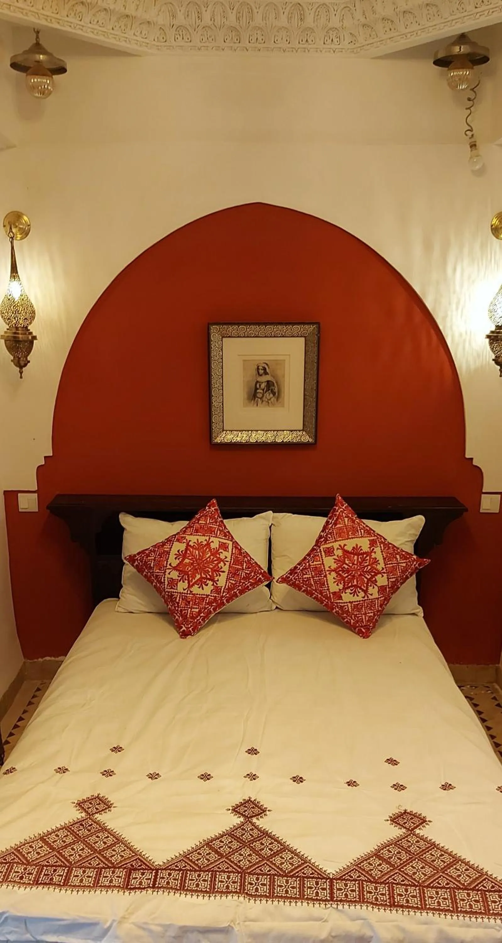 Bed in Riad Barroko