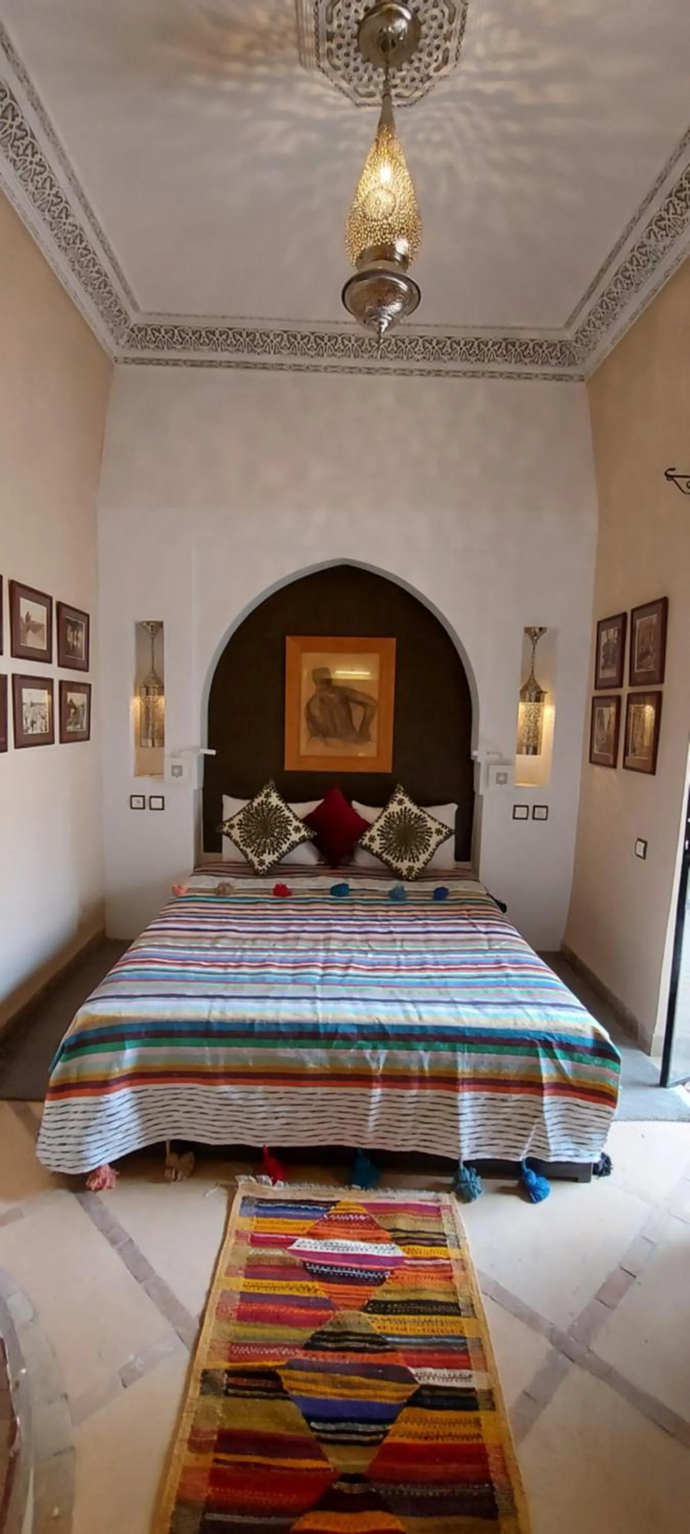 Bed in Riad Barroko