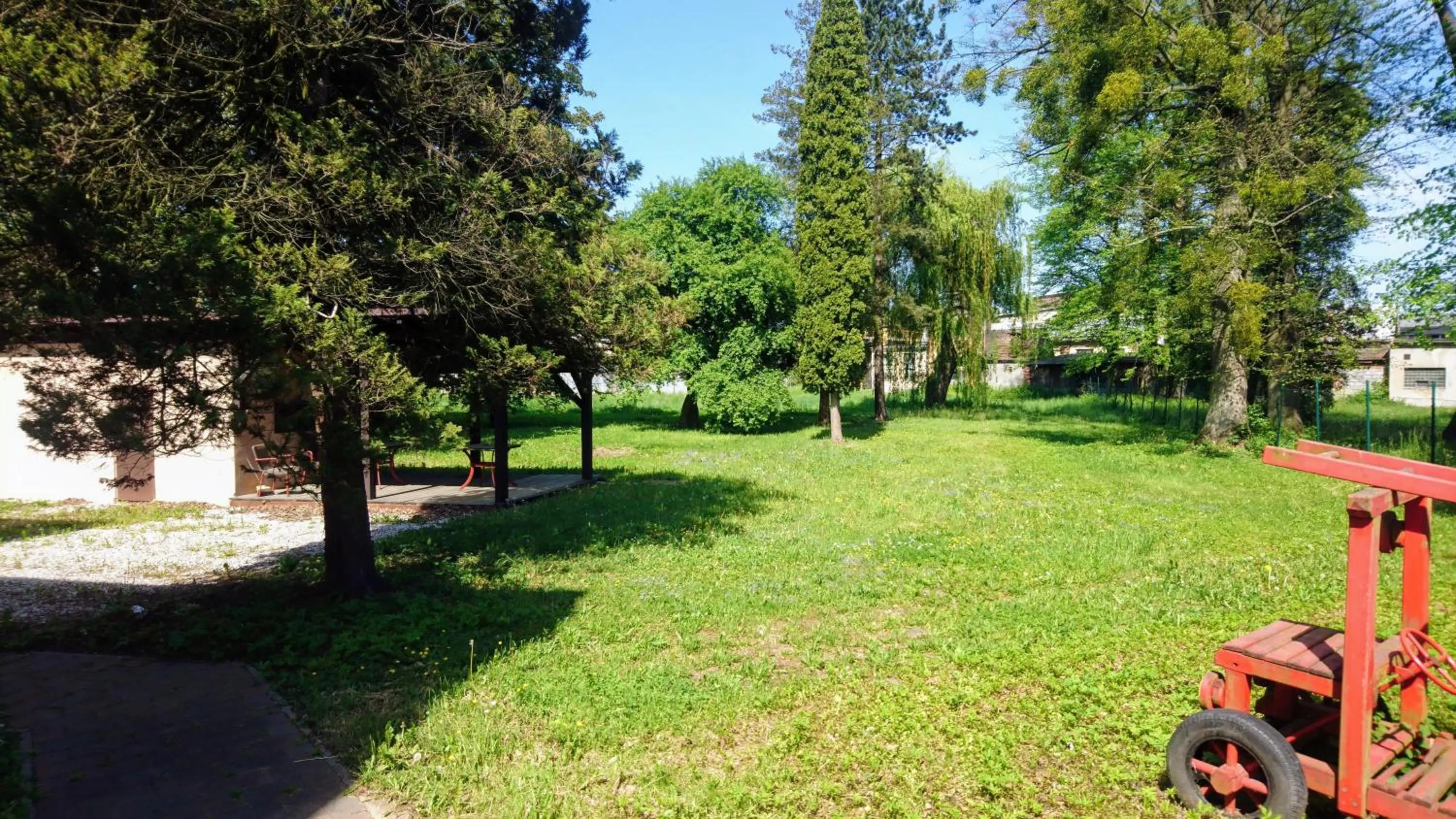 Garden view in Hotel Antler