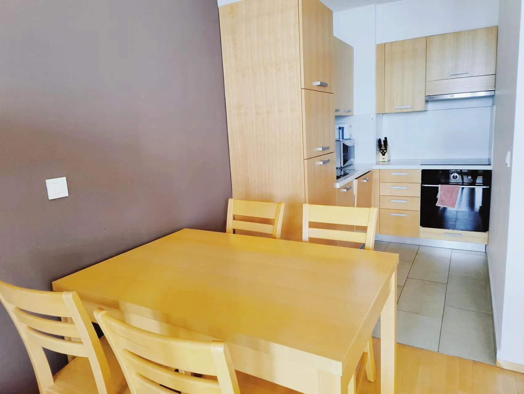 Kitchen or kitchenette in Villa Mari I