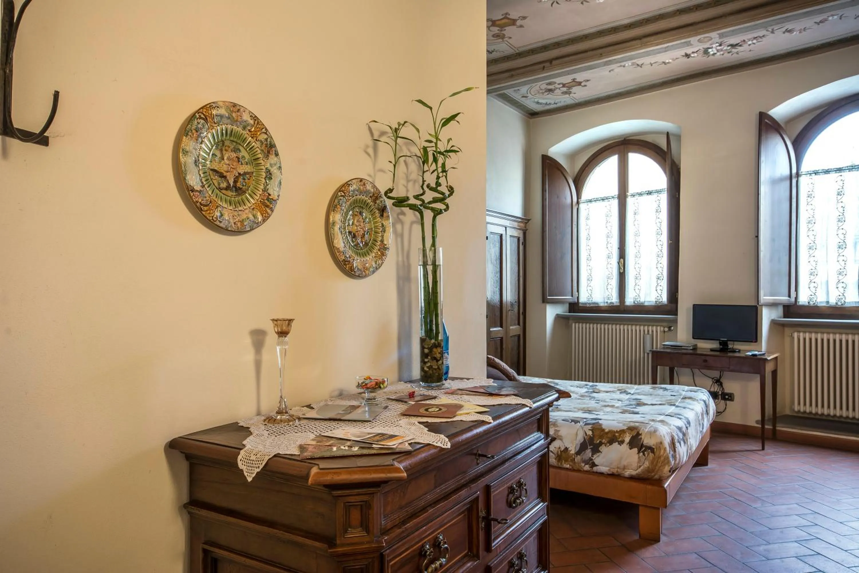 Living room in La Corte Del Re Suite & Rooms Arezzo