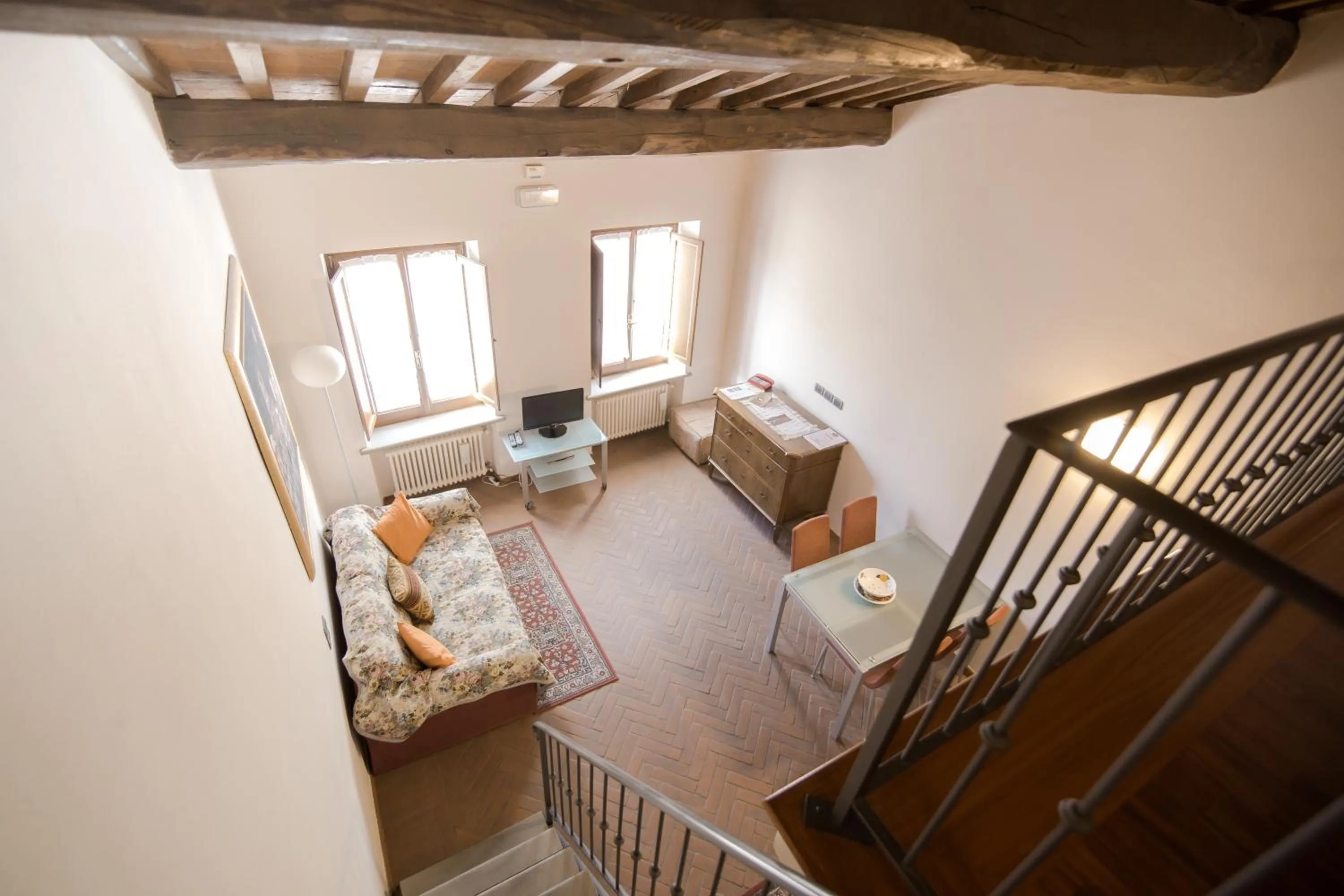 Living room in La Corte Del Re Suite & Rooms Arezzo