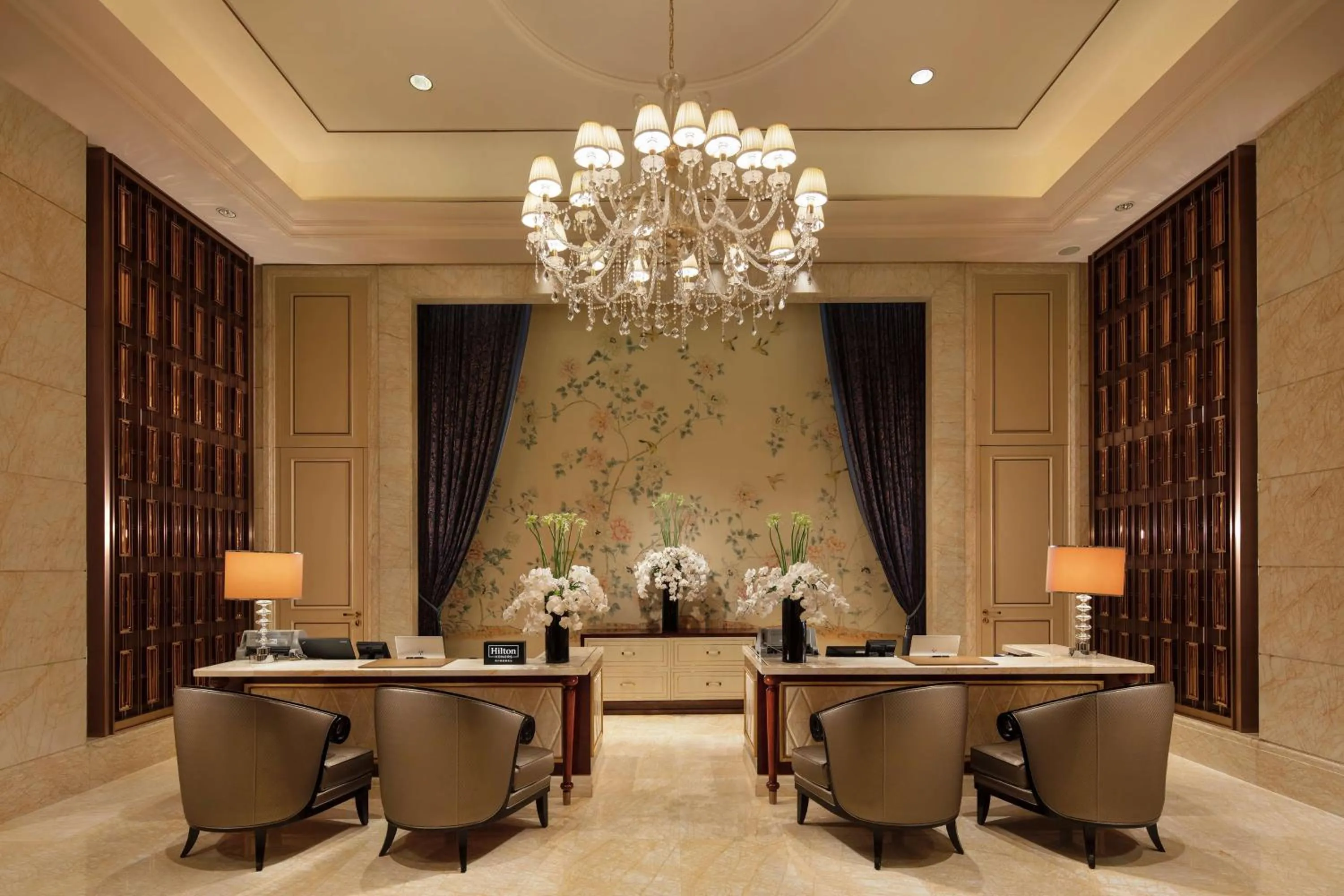 Lobby or reception in Conrad Dalian