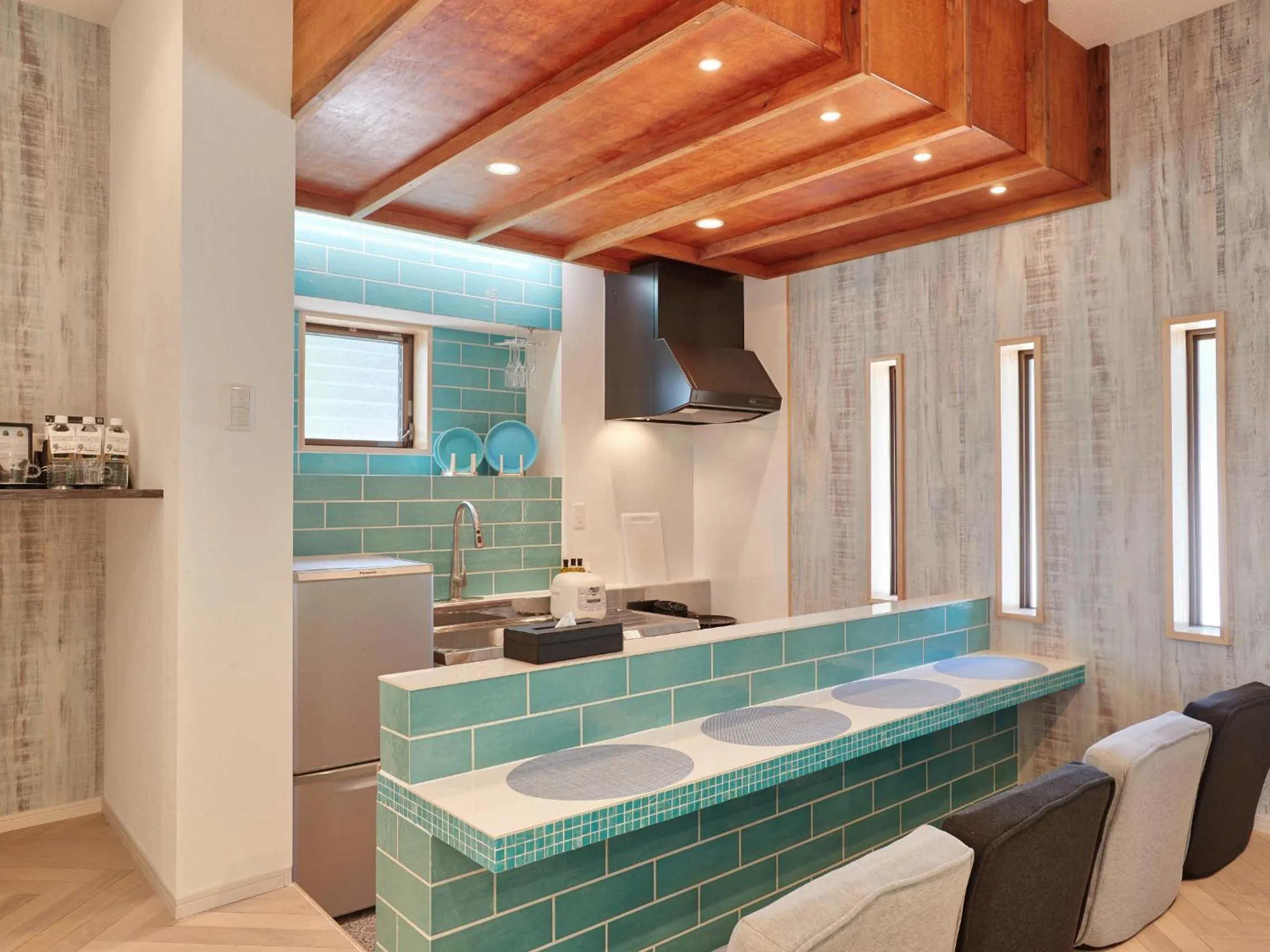 Kitchen or kitchenette in ADAN RESORT 風 - Fu -