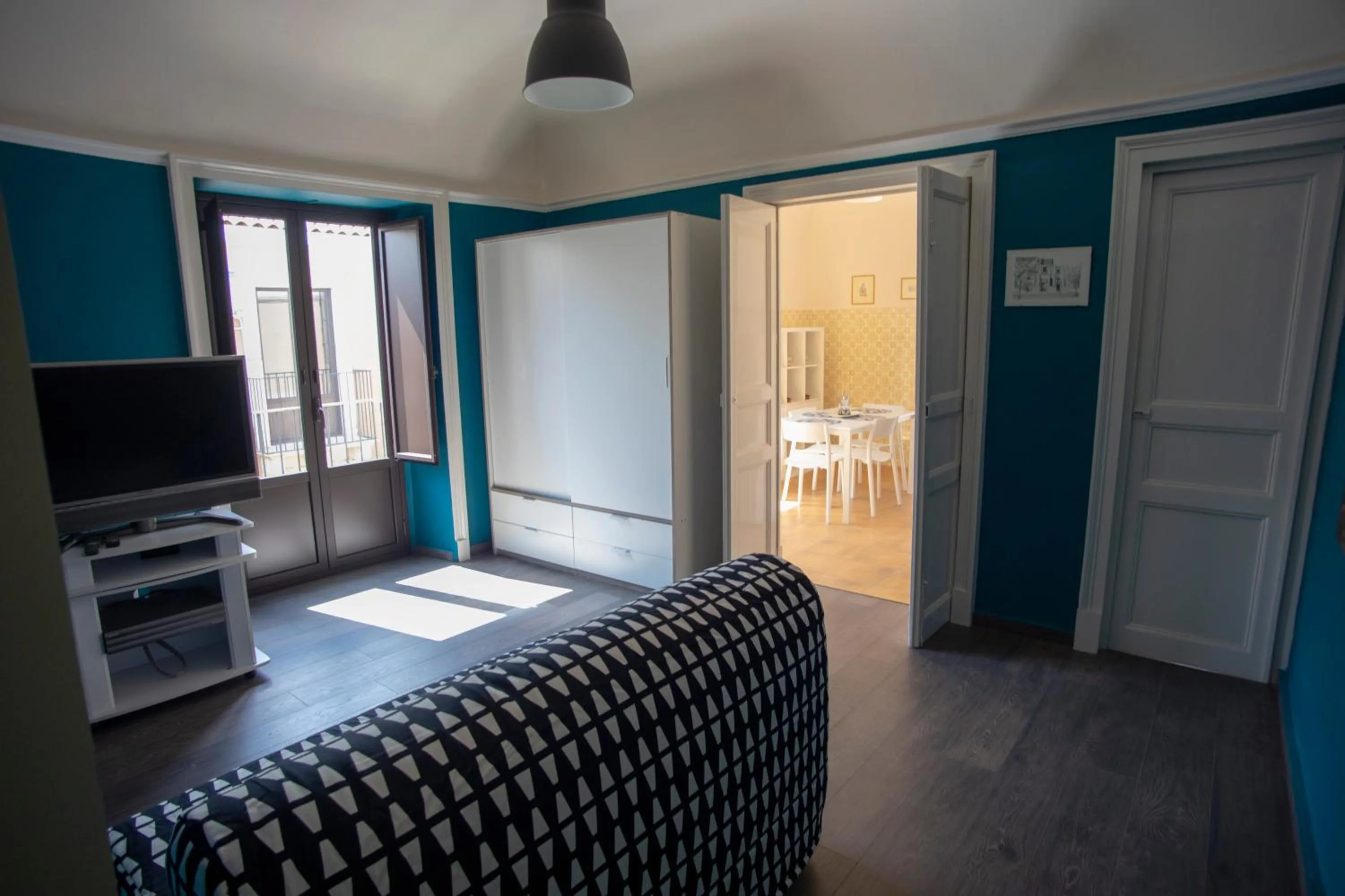 Living room, Bed in Corte dei medici - Palace