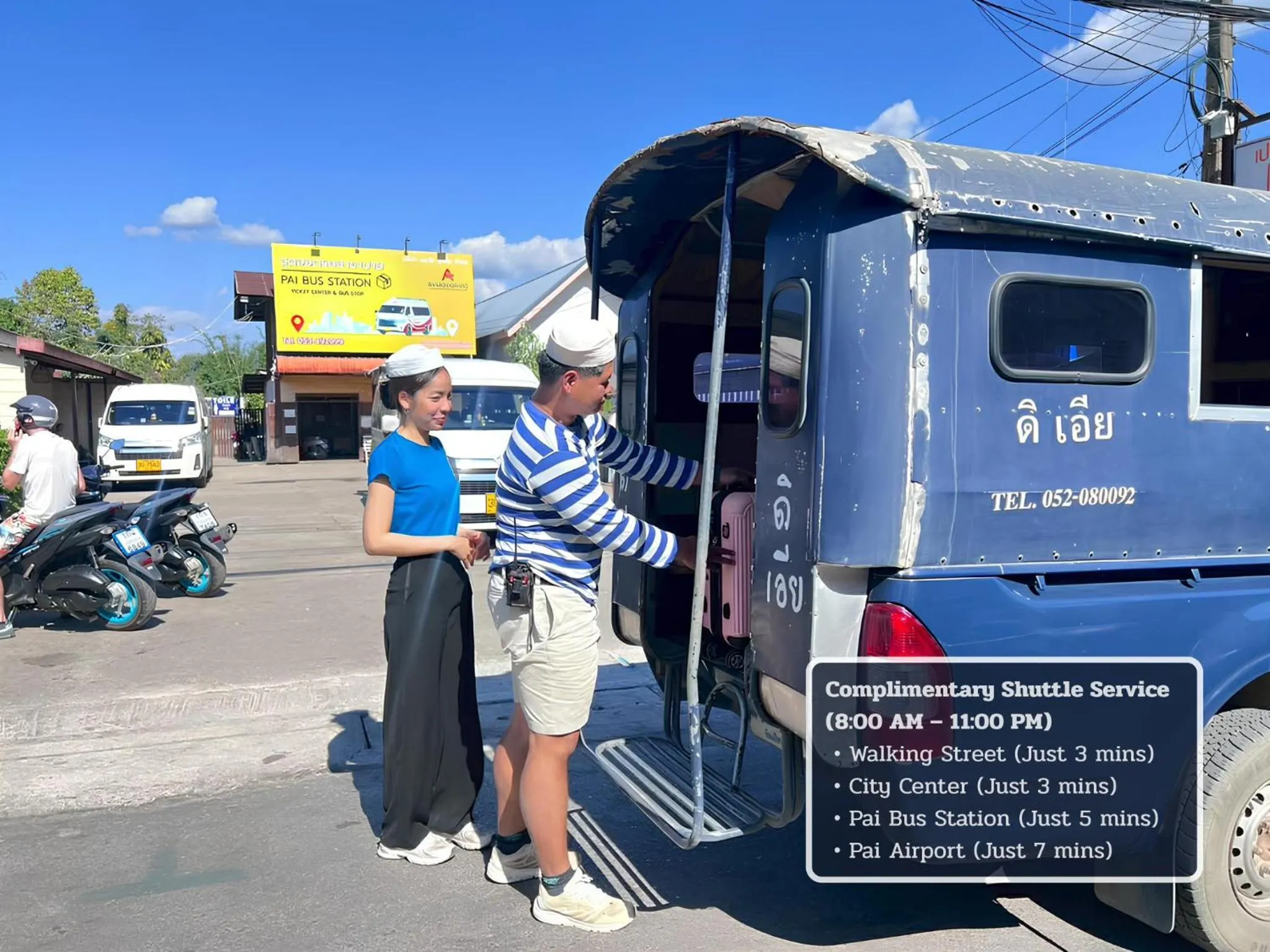 shuttle in The Oia Pai Resort