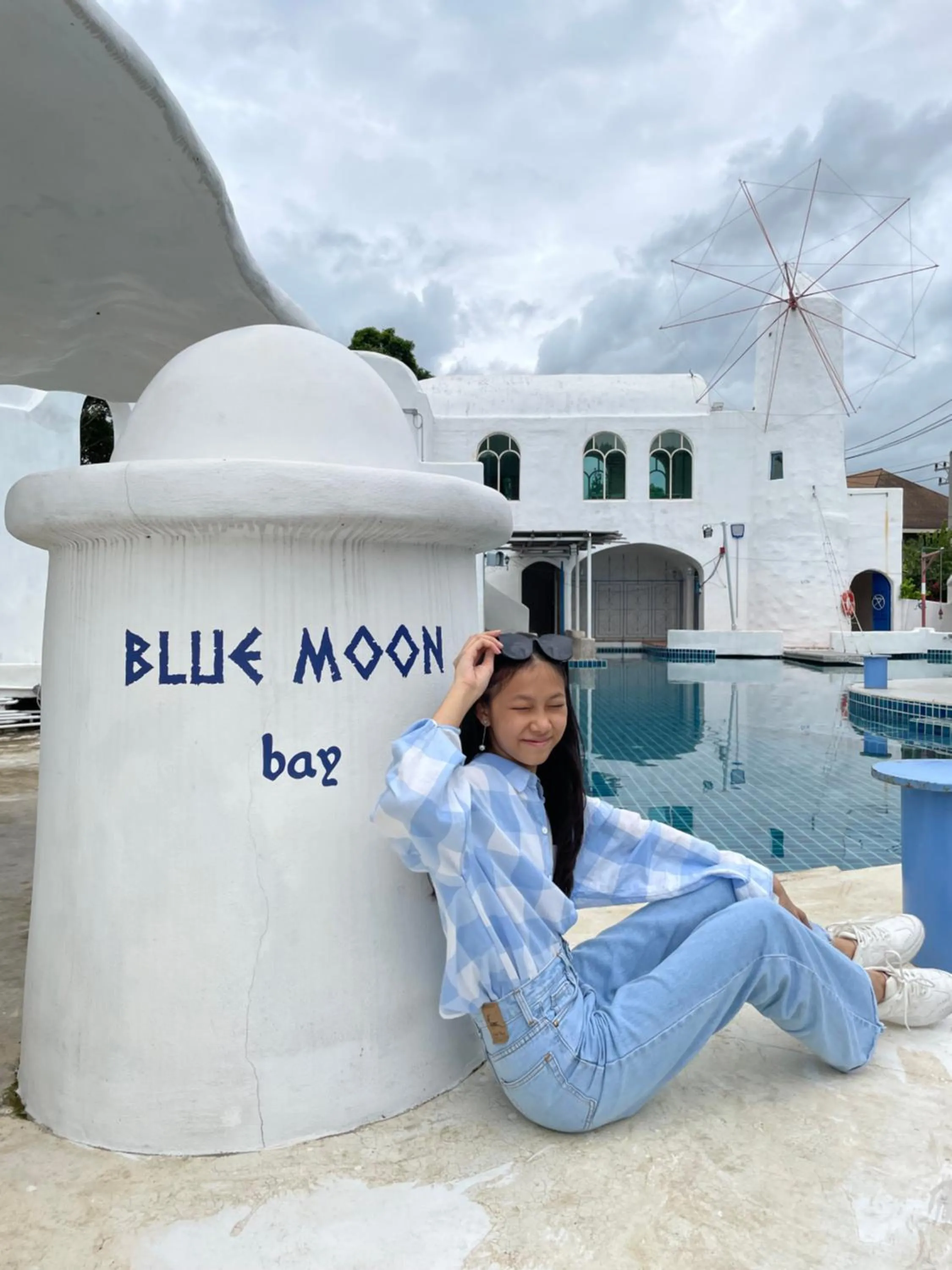 Pool view in The Oia Pai Resort