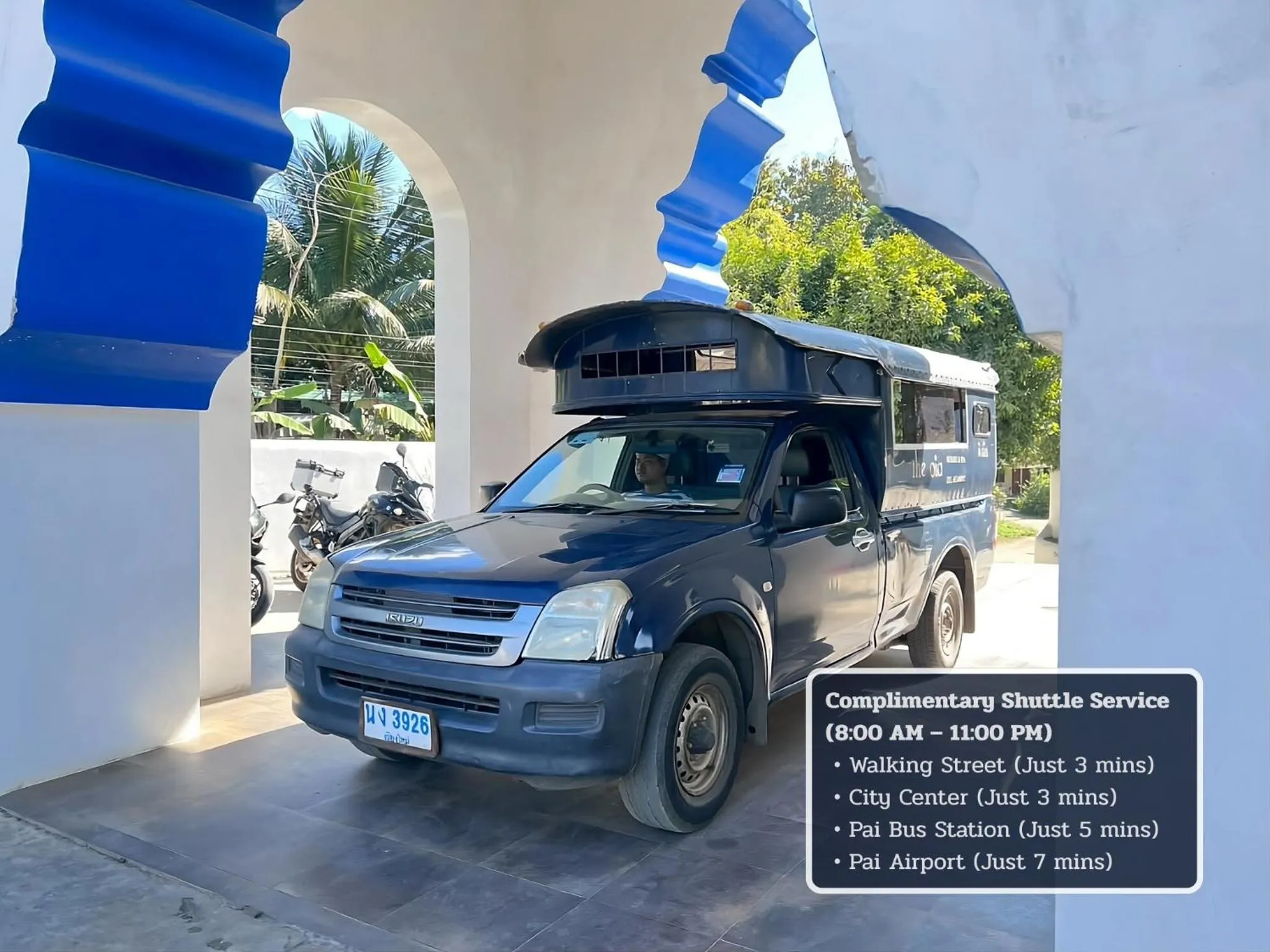 shuttle in The Oia Pai Resort