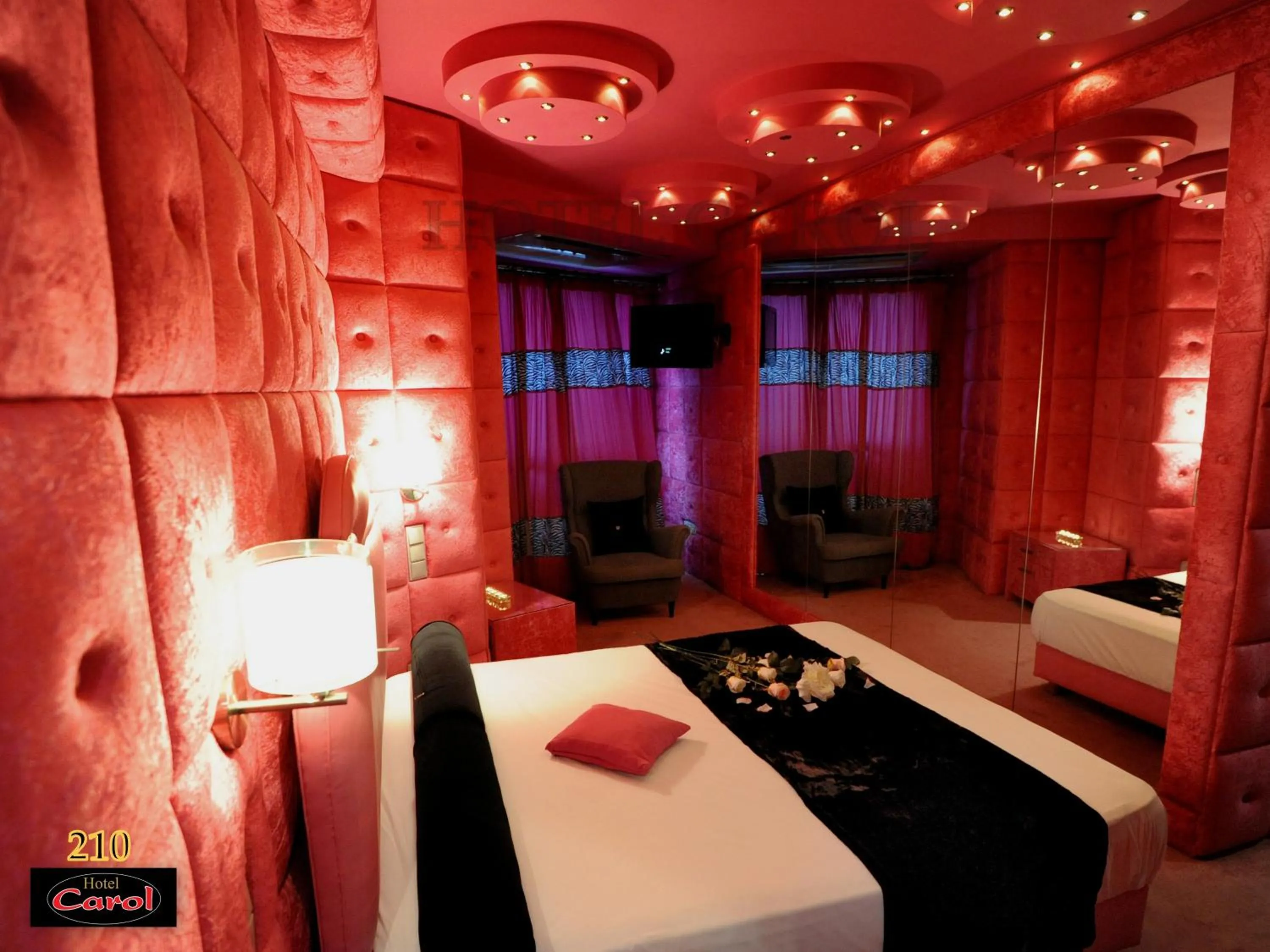 Shower, Bed in Carol Hotel