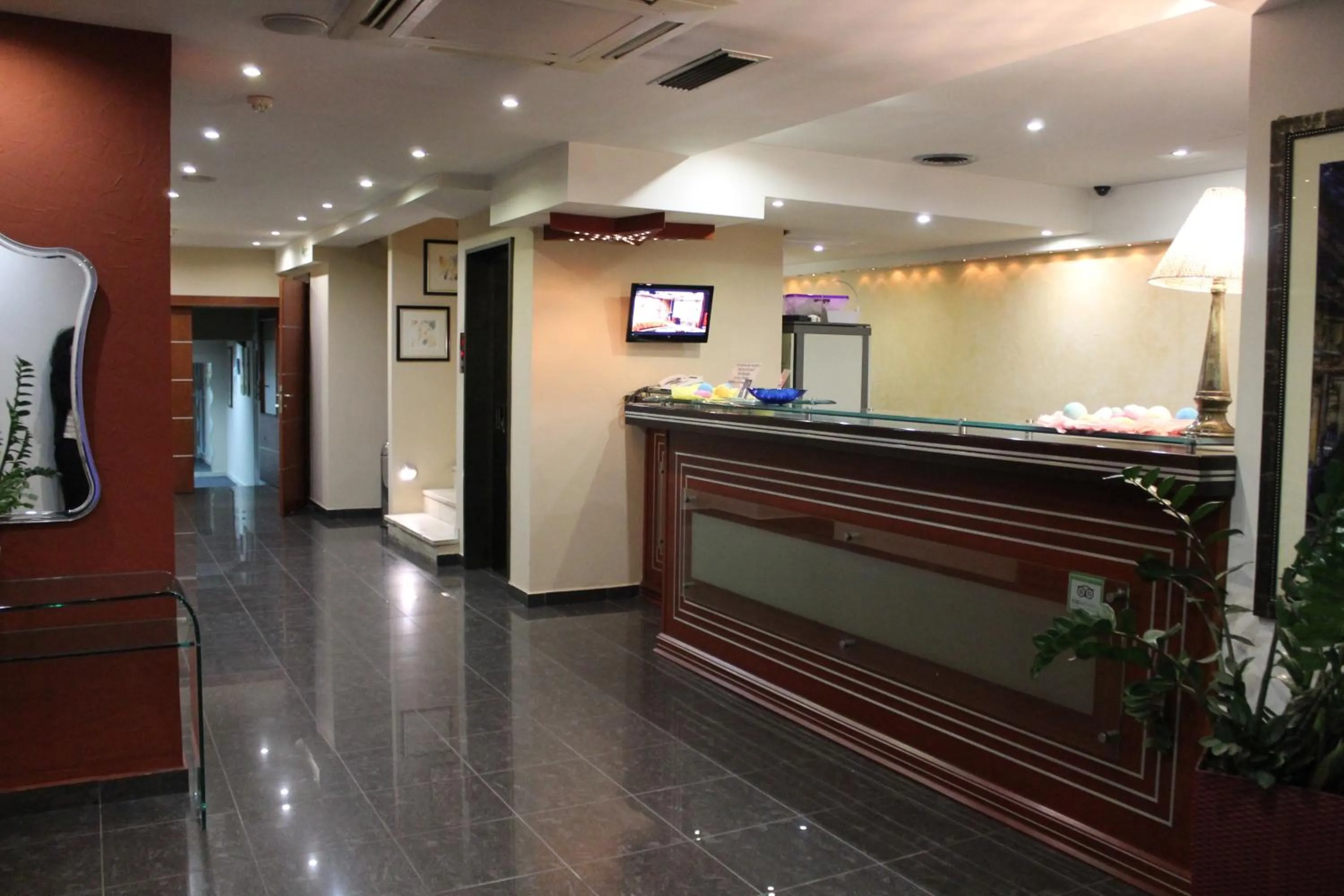 Lobby or reception in Carol Hotel