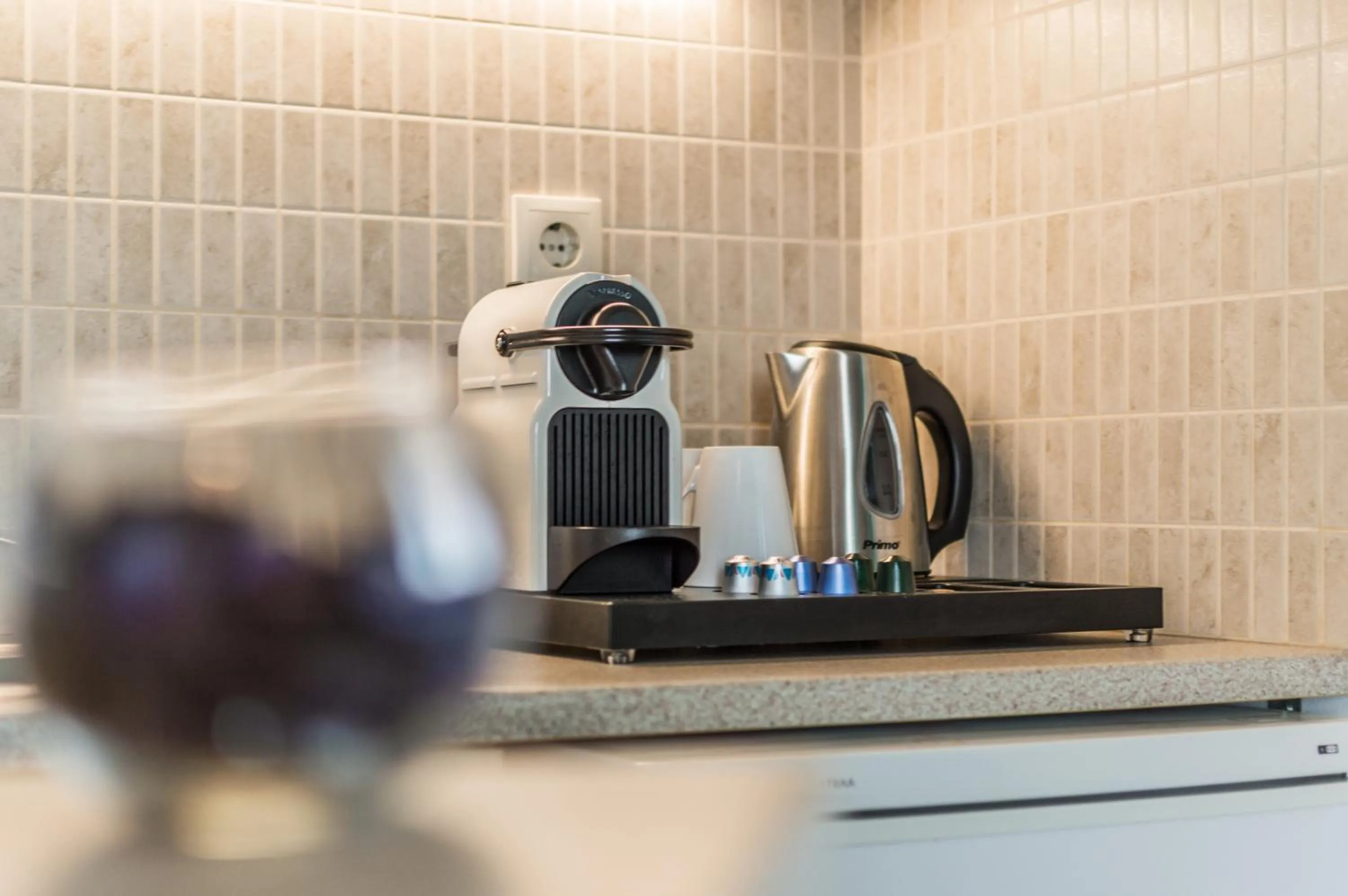 Coffee/tea facilities in Pela Mare Hotel