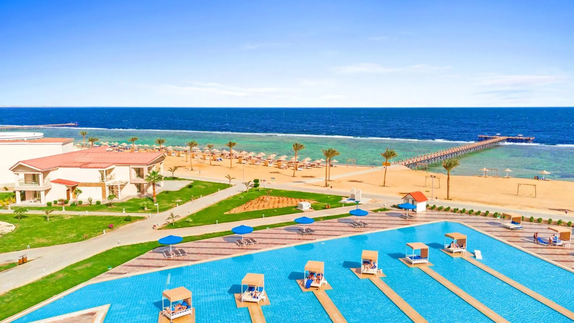Bird's eye view, Pool View in Pickalbatros Sea World Resort - Marsa Alam
