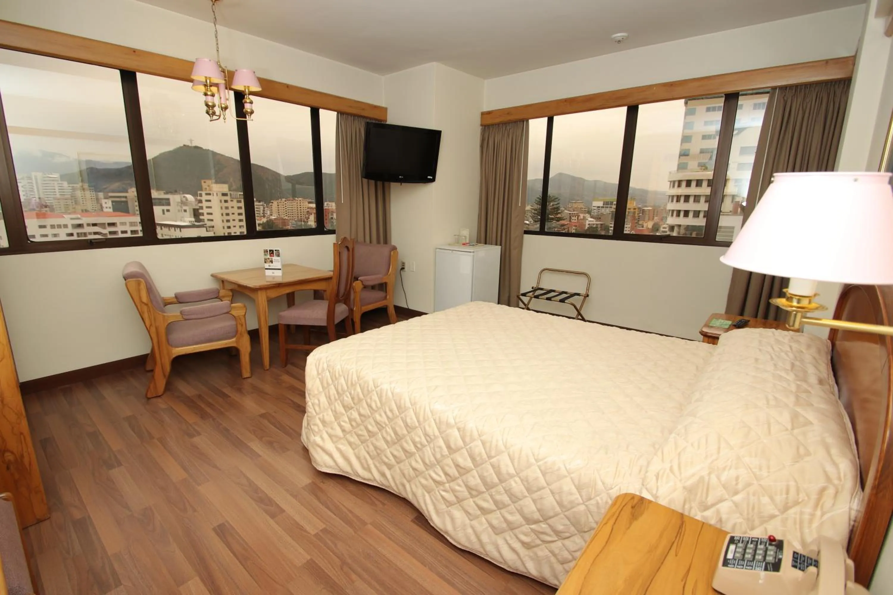 Bed in Hotel Diplomat