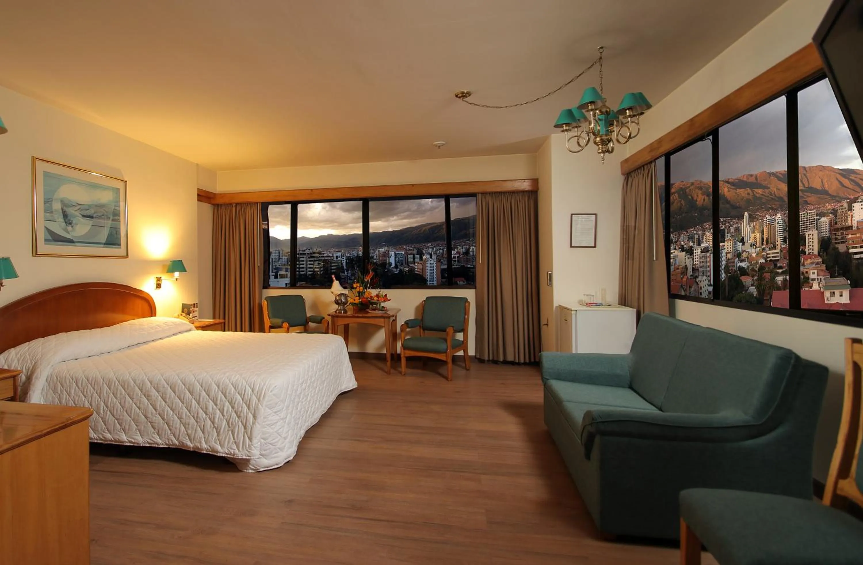 Bed in Hotel Diplomat