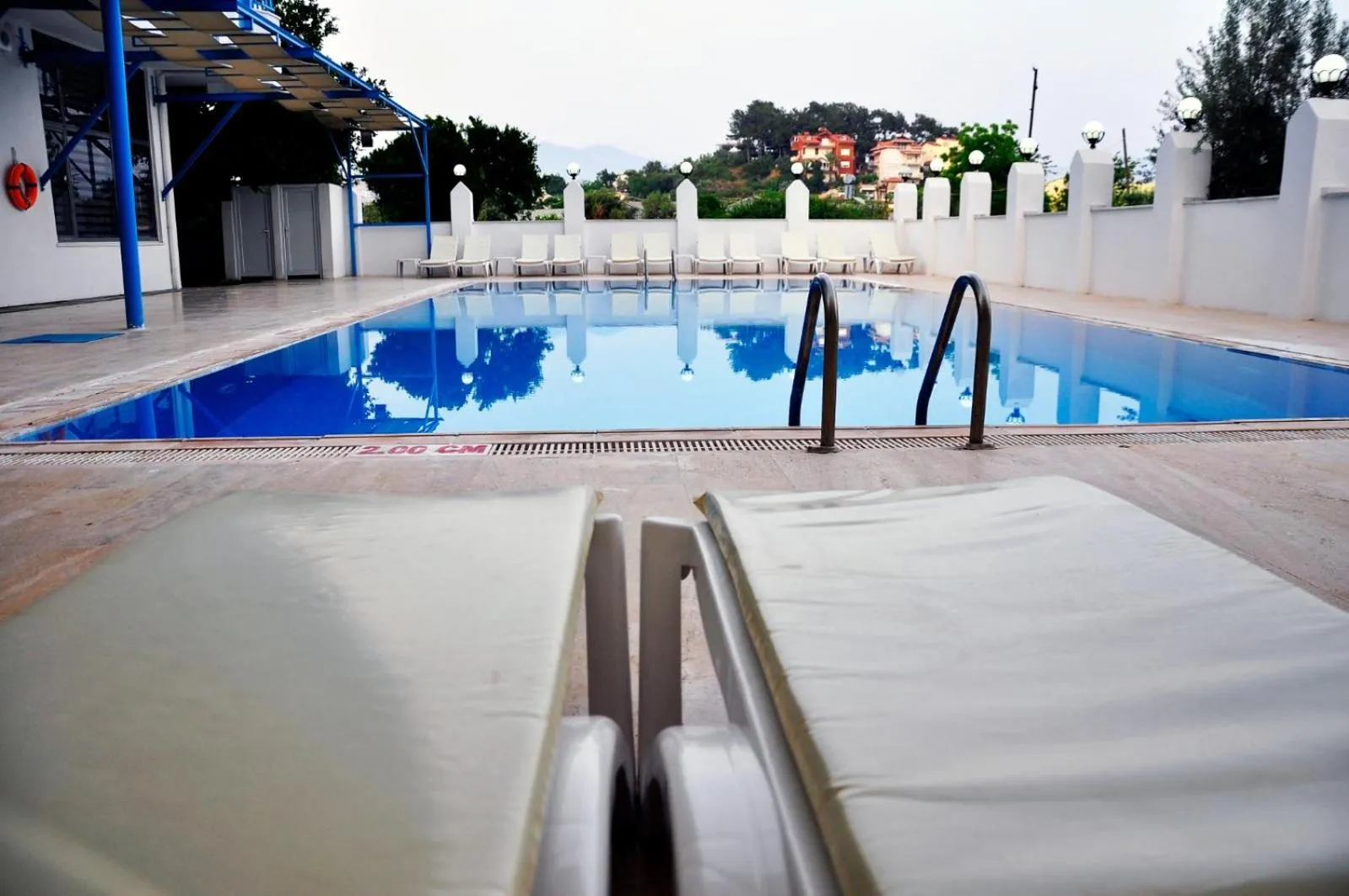 Pool view in Evon Otel