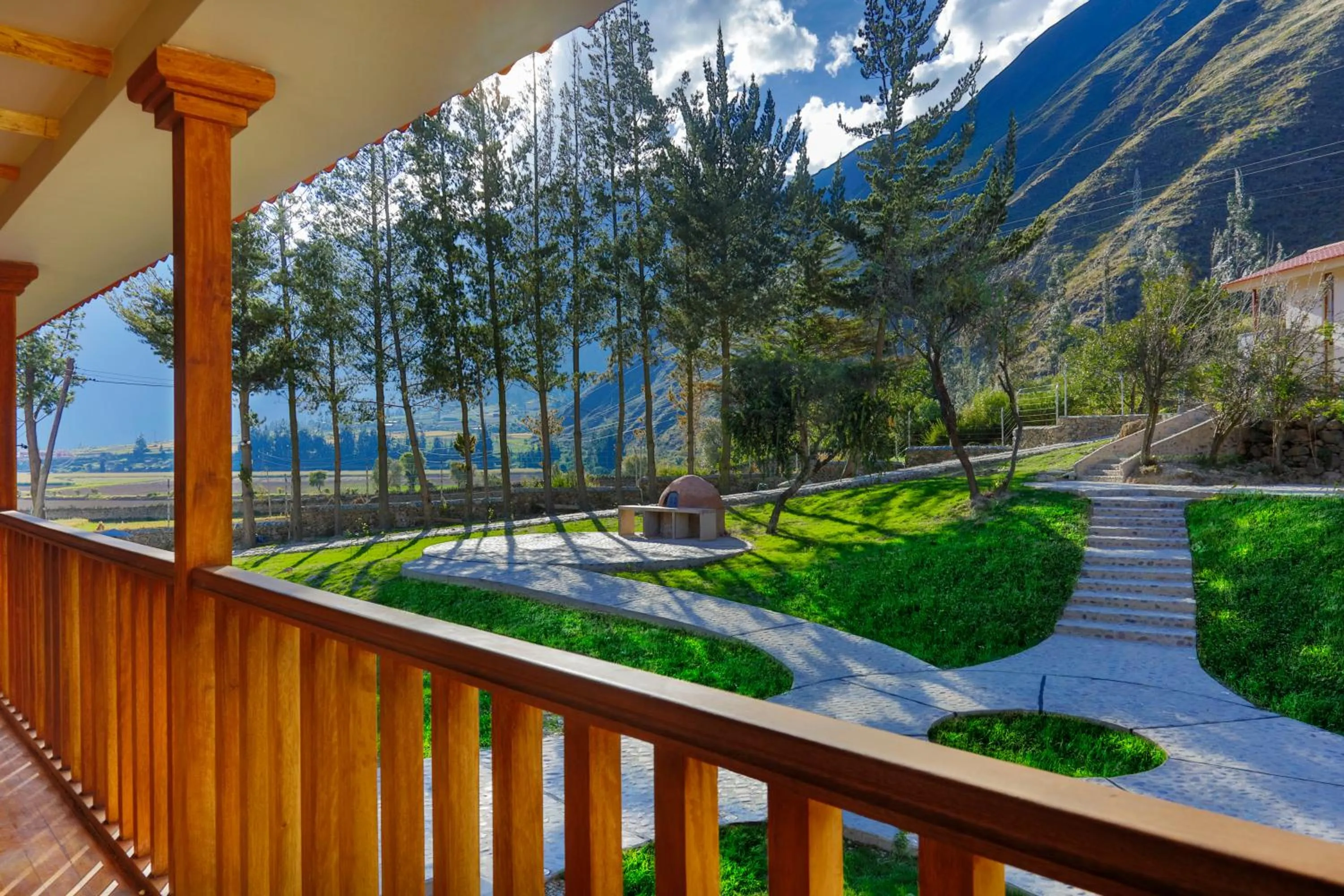 Garden view in Del Pilar Ollantaytambo