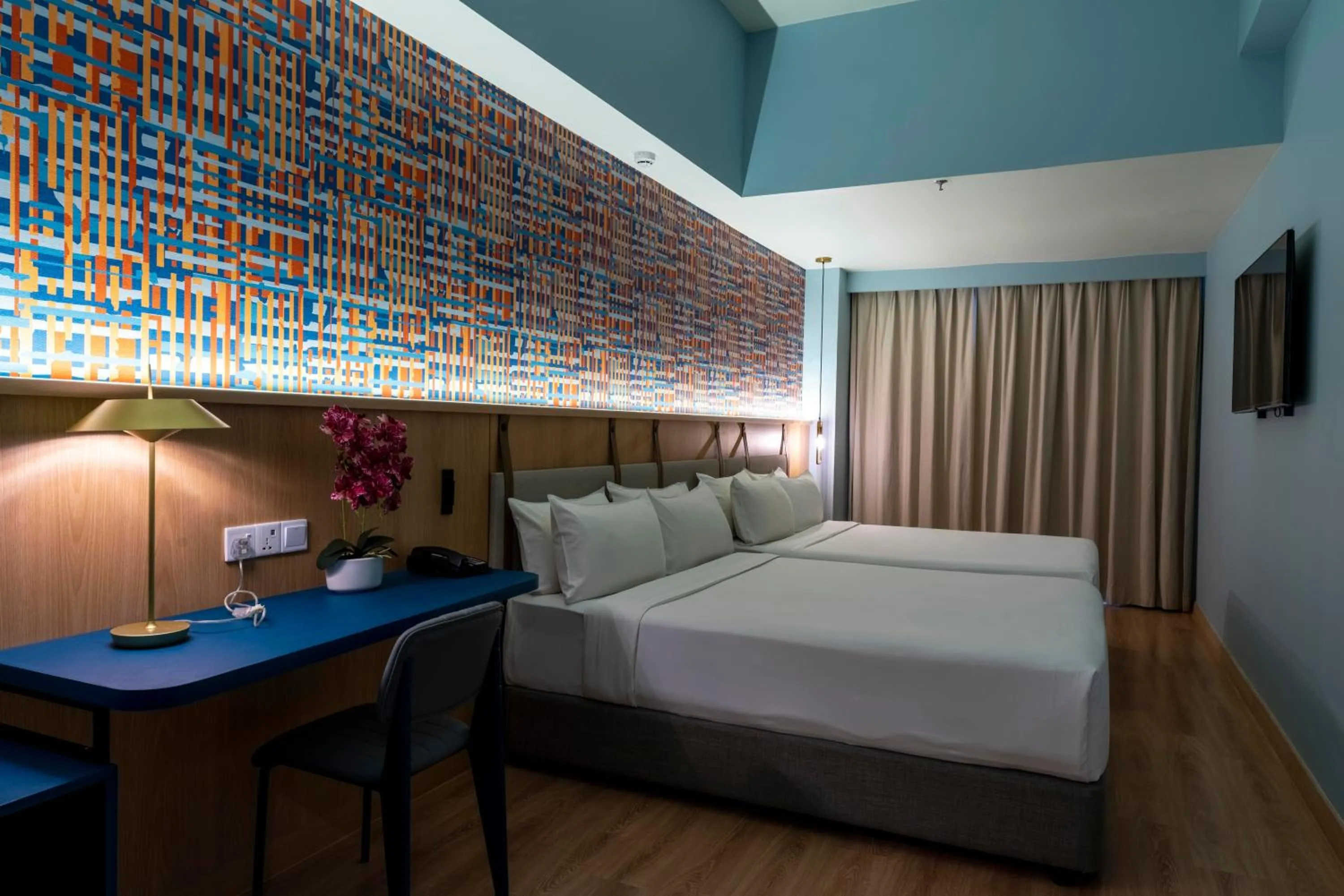 Bedroom, Bed in ibis Styles Kuala Lumpur Bukit Bintang