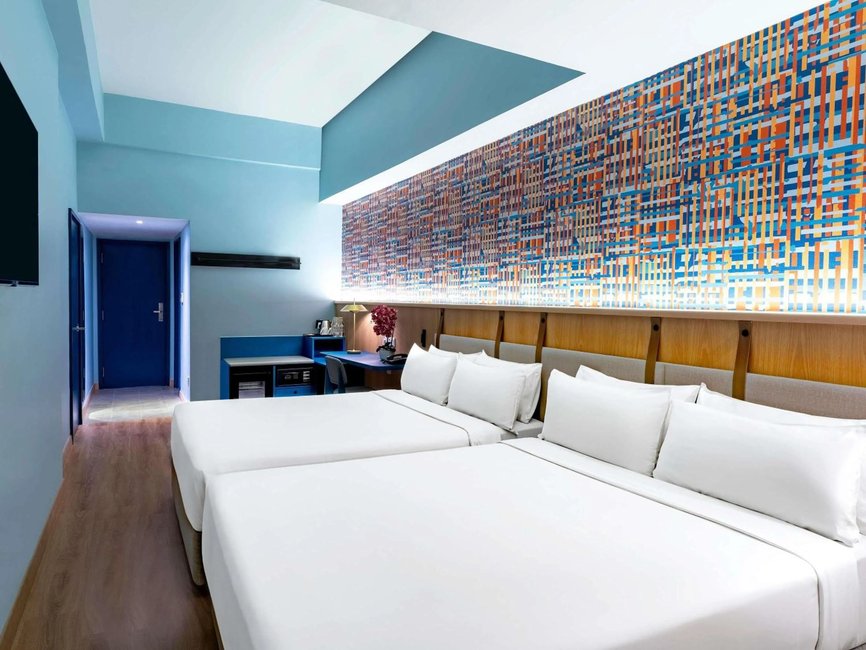 Bedroom, Bed in ibis Styles Kuala Lumpur Bukit Bintang