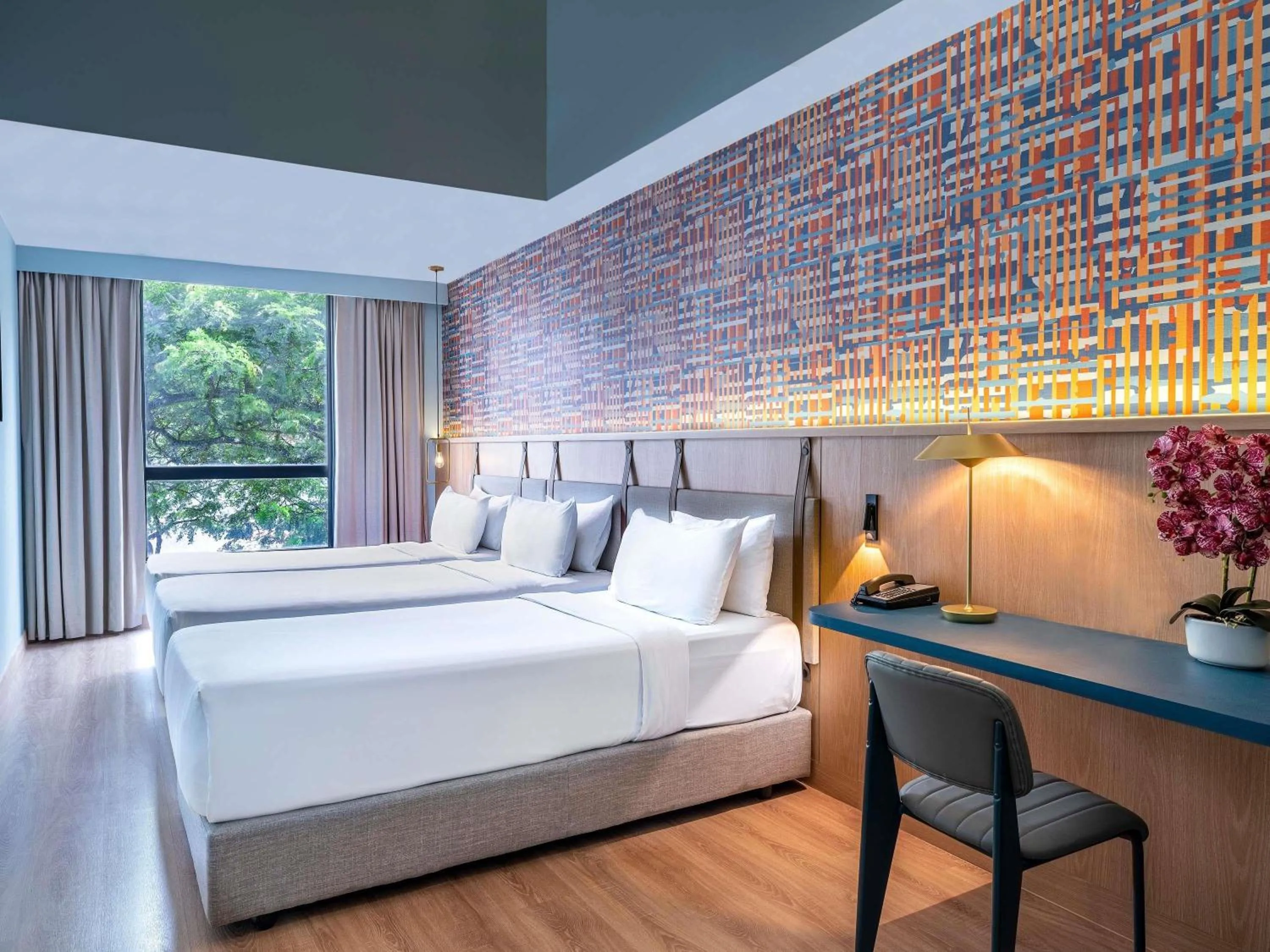 Bedroom, Bed in ibis Styles Kuala Lumpur Bukit Bintang
