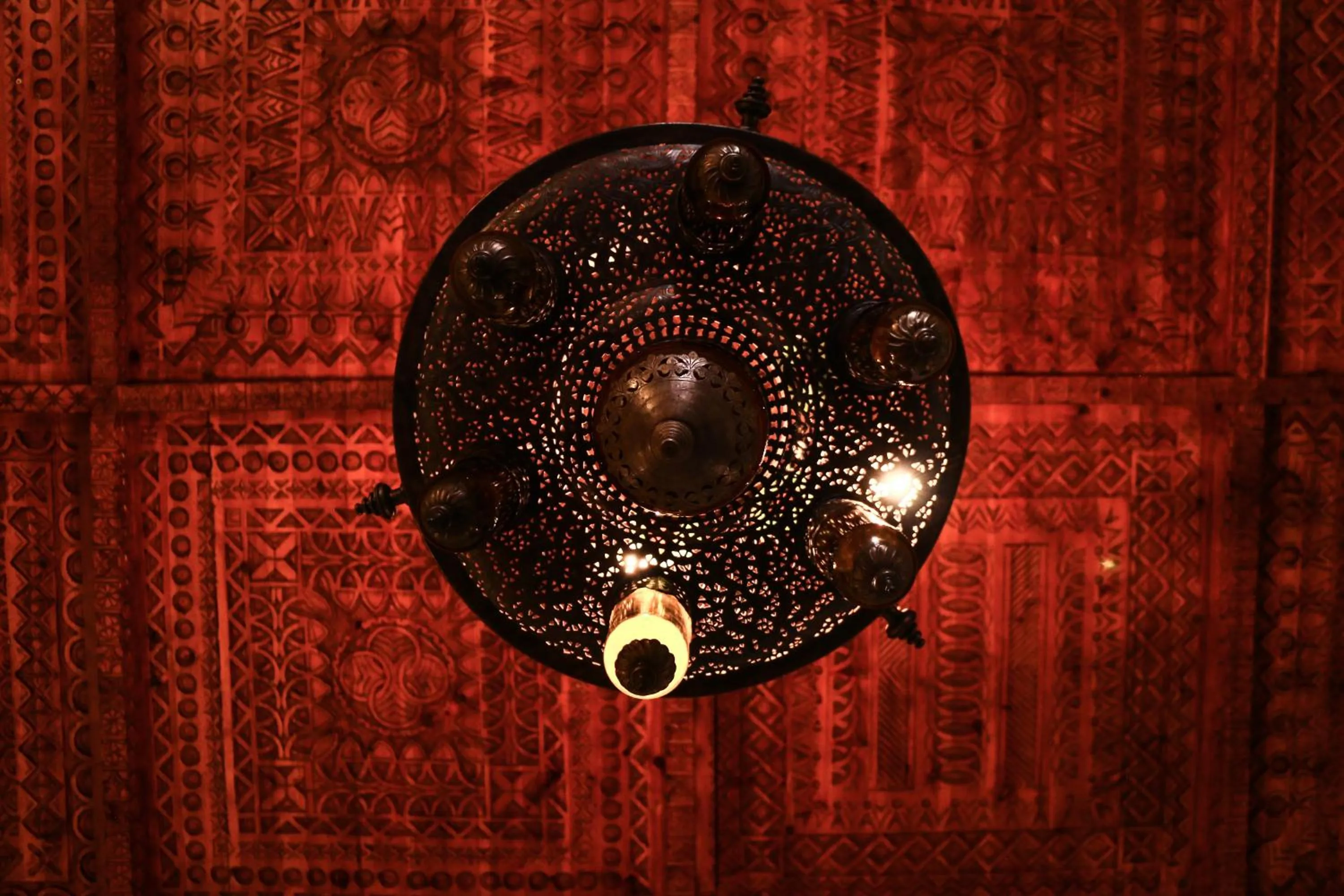Decorative detail in Riad Bellamane Marrakech