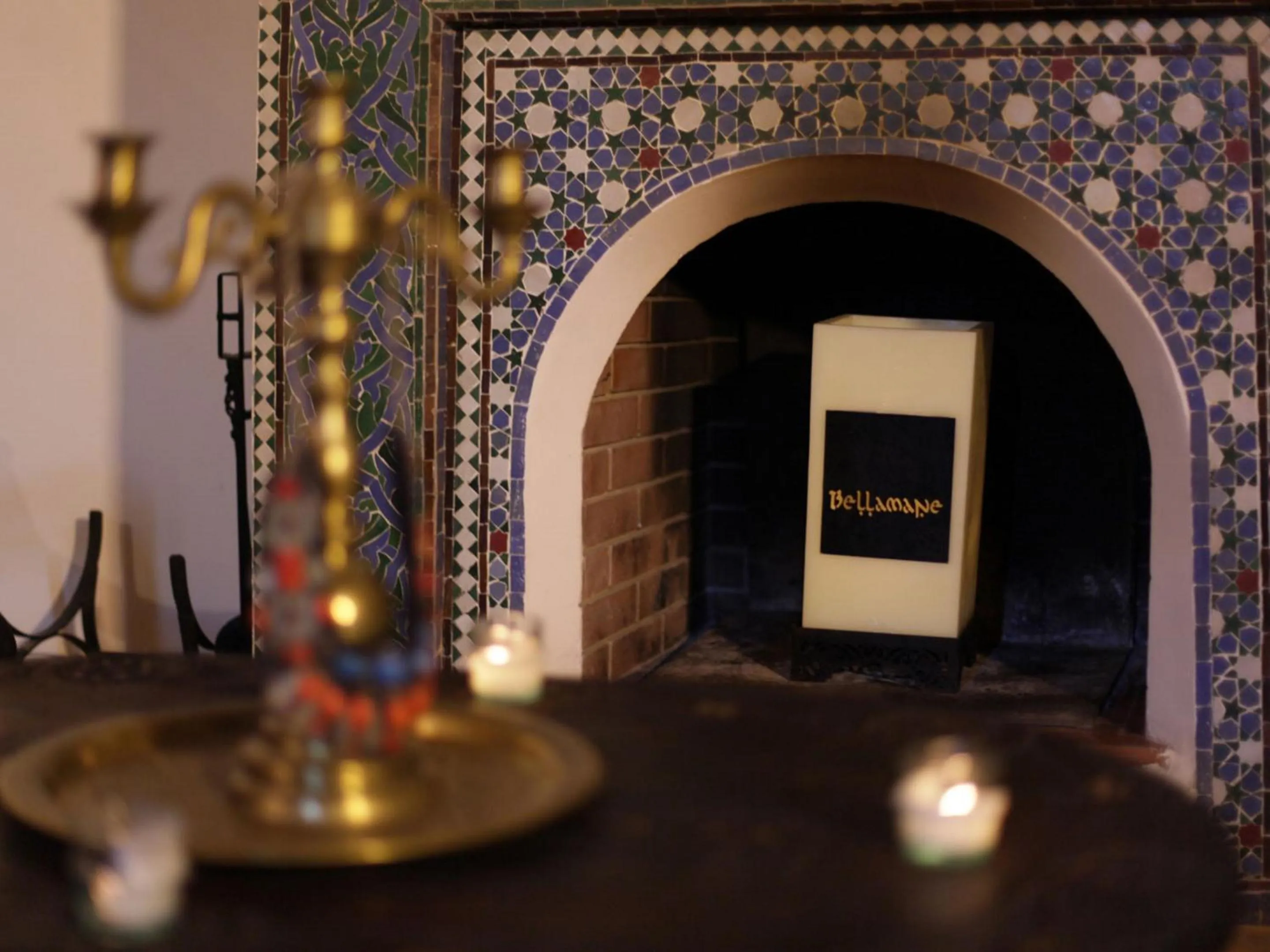 Decorative detail in Riad Bellamane Marrakech