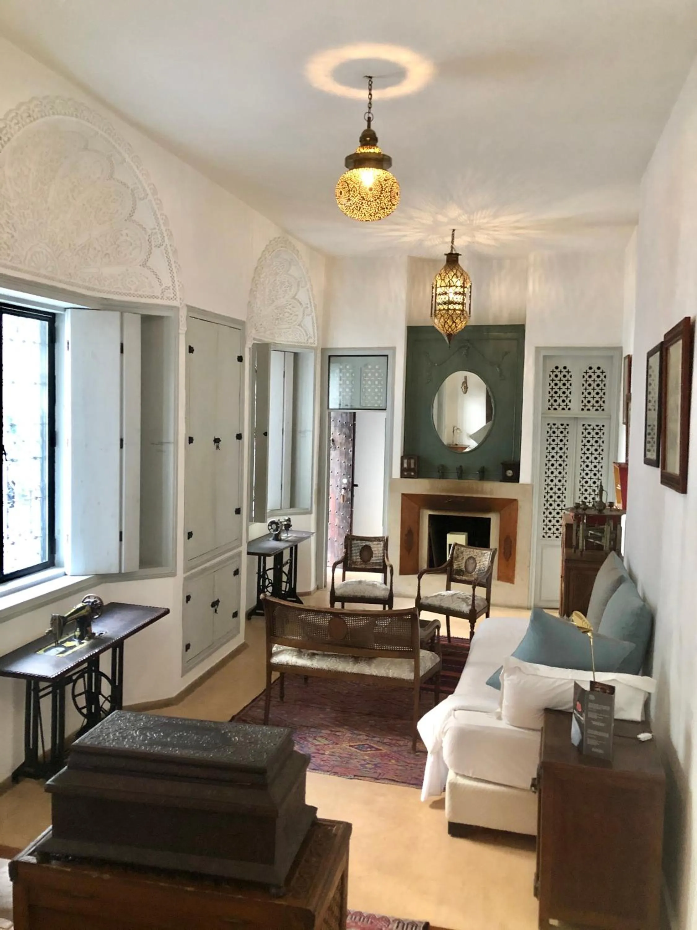 Bed in Riad Bellamane Marrakech