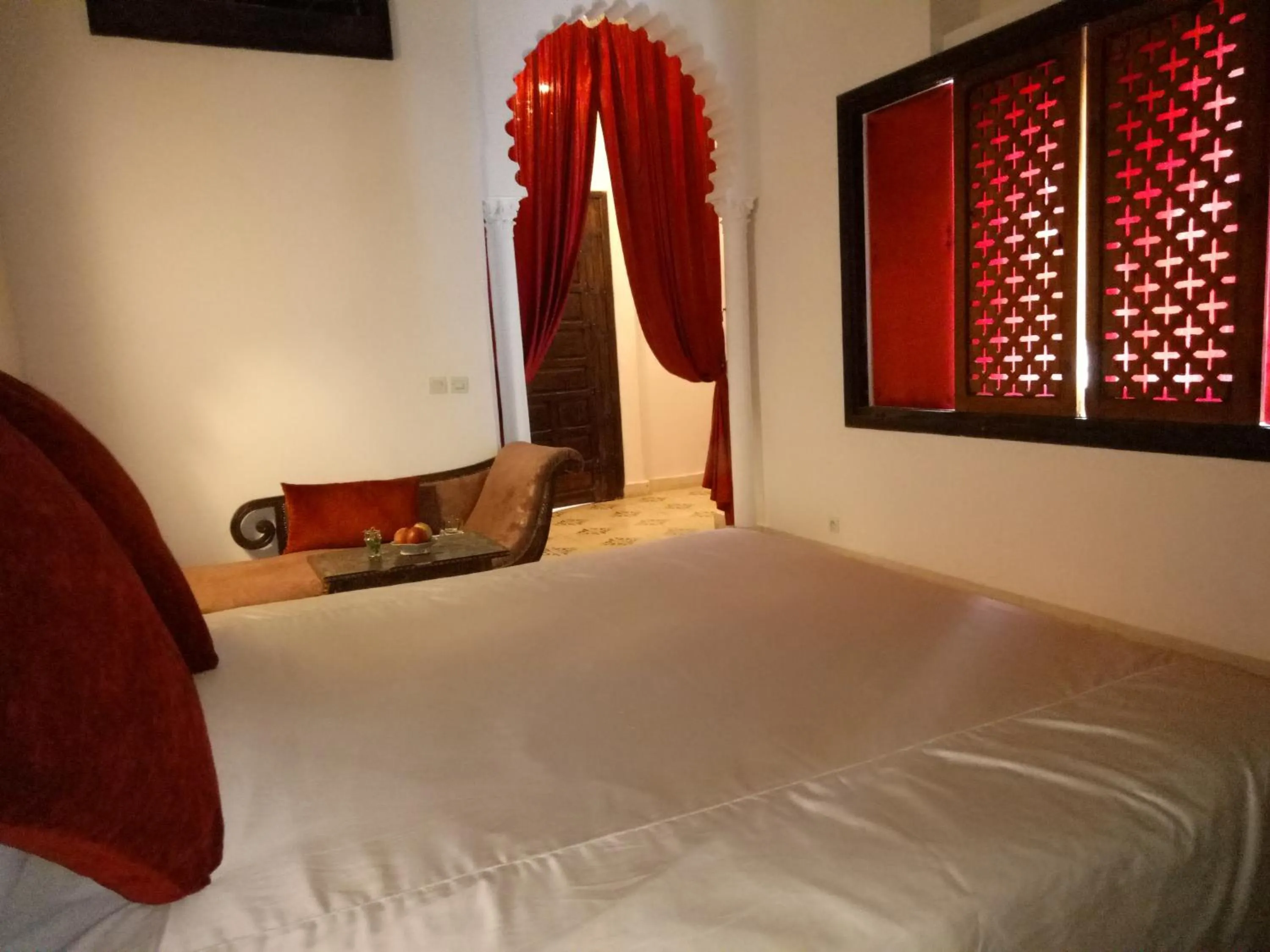 Bed in Riad Bellamane Marrakech