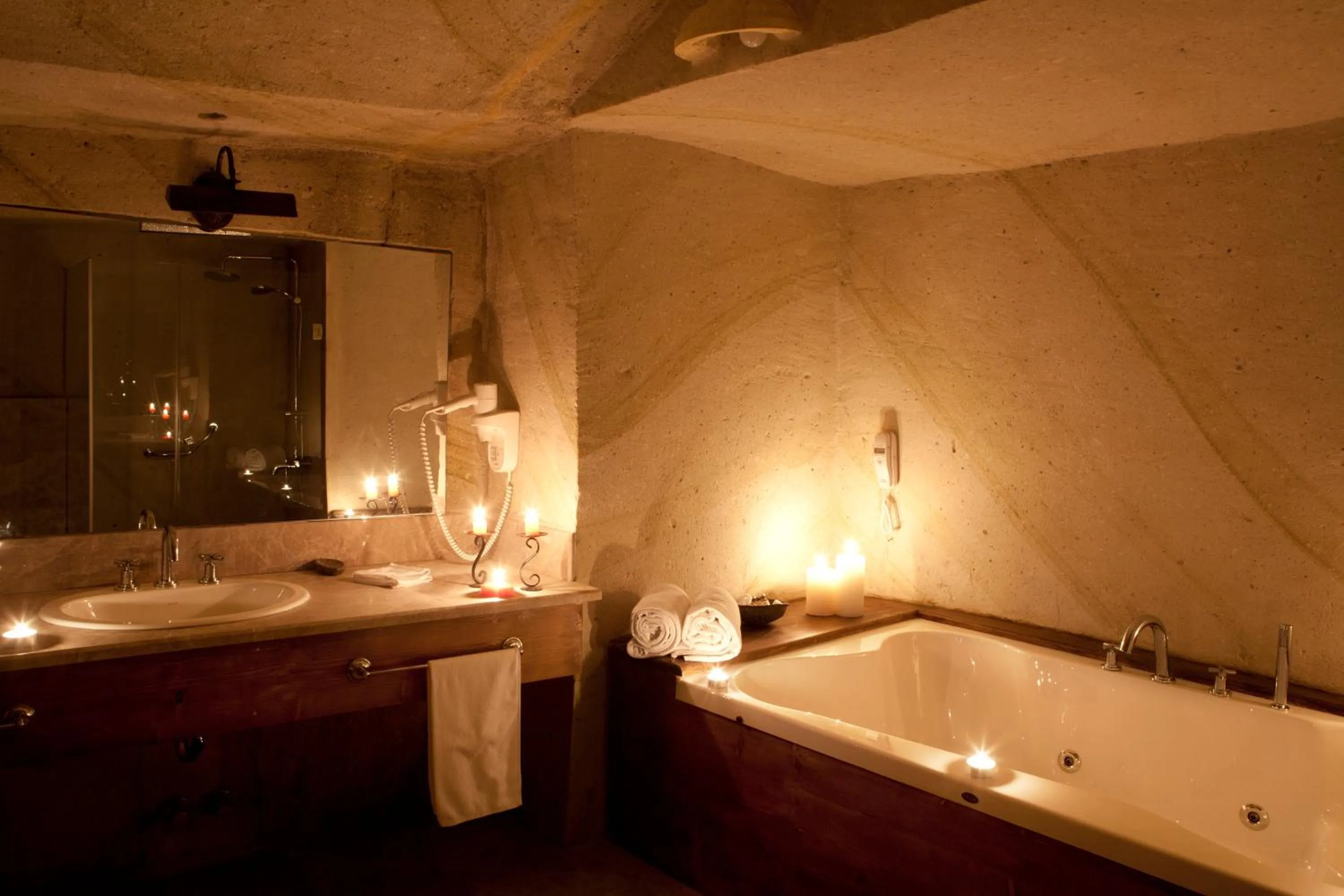 Bathroom in Fresco Cave Suites Cappadocia