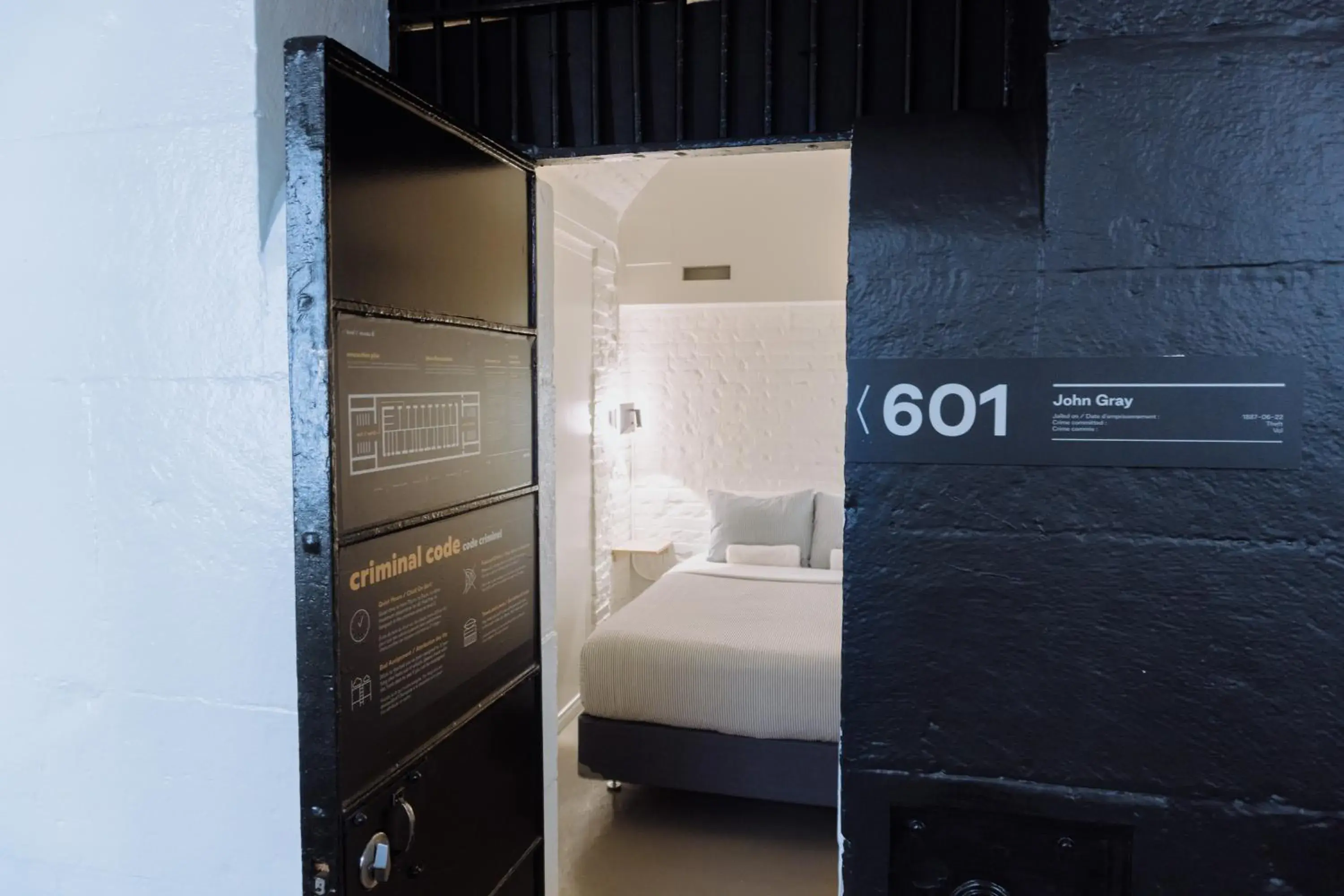 Double Cell Room in Saintlo Ottawa Jail Hostel Double Cell Room in Saintlo Ottawa Jail Hostel