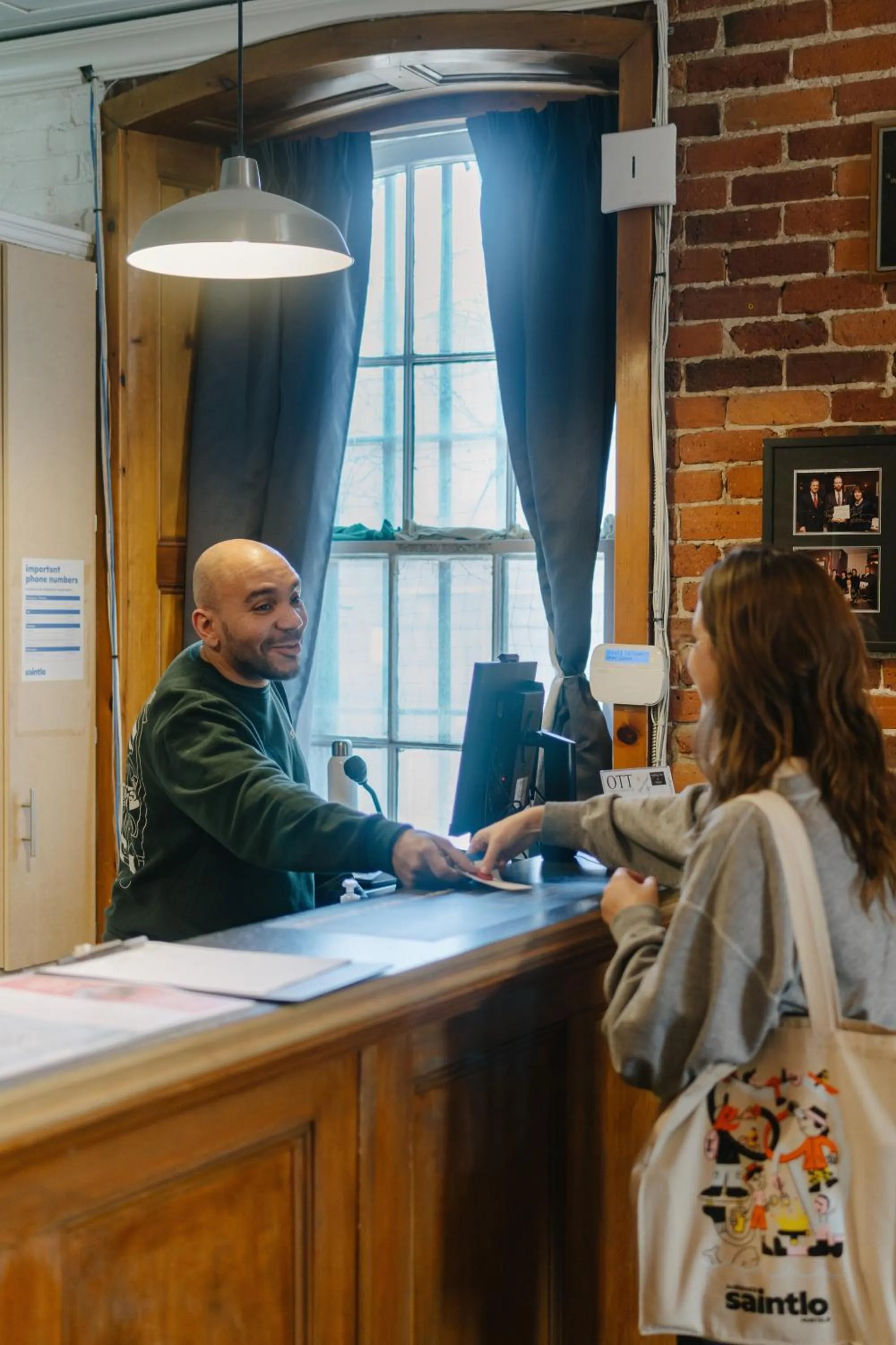 Guests in Saintlo Ottawa Jail Hostel