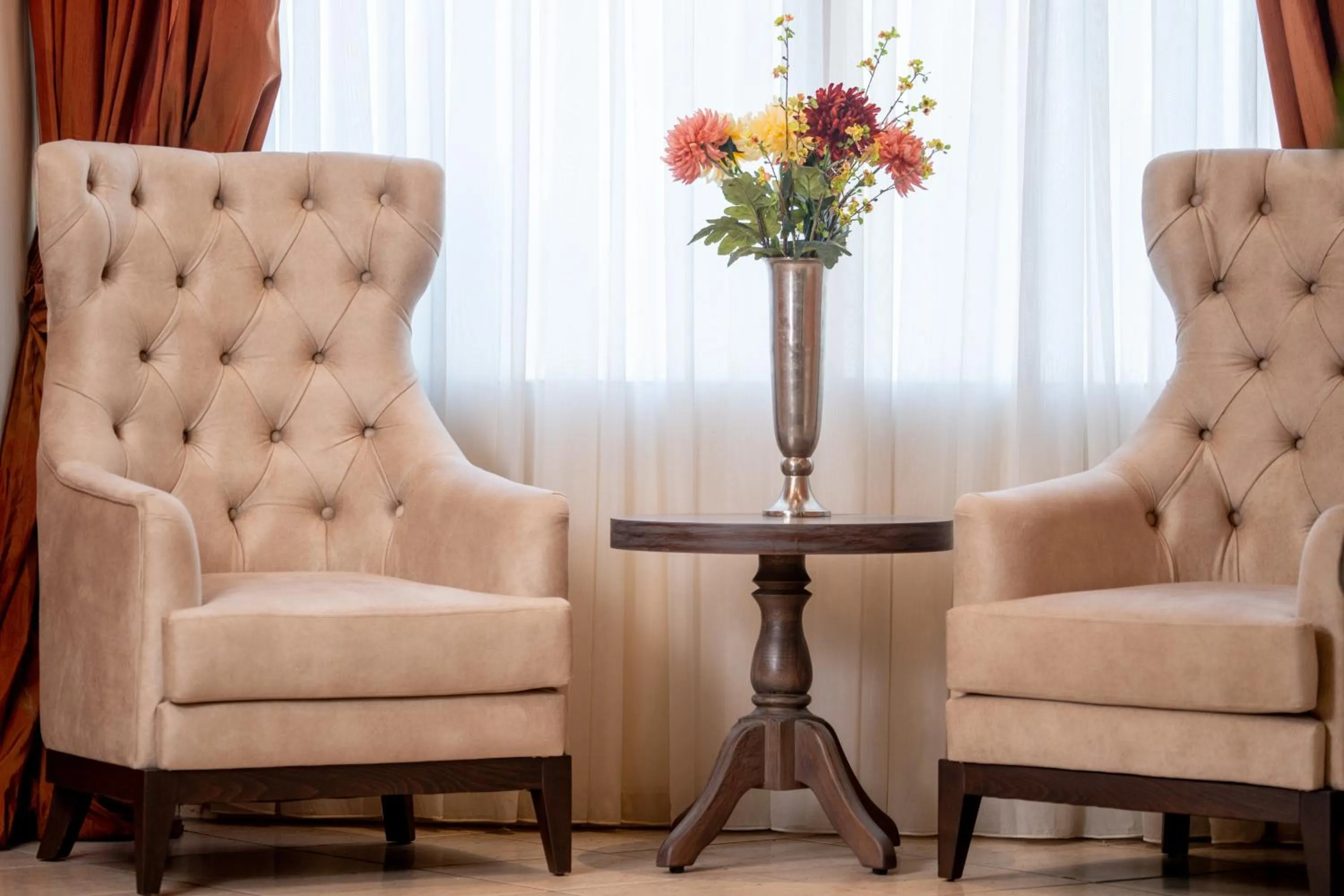 Lobby or reception in Tselikas Hotel