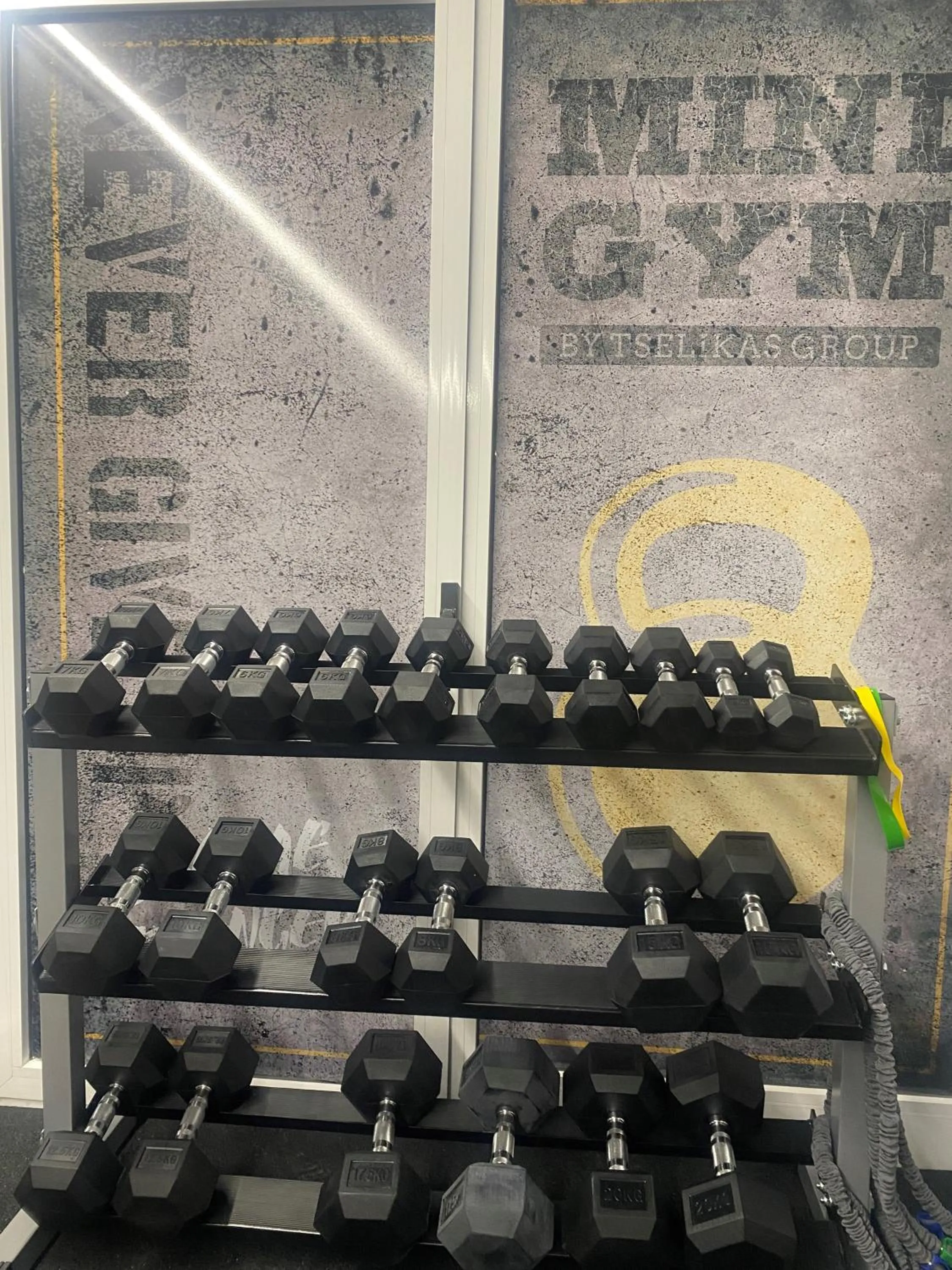 Fitness centre/facilities in Tselikas Hotel