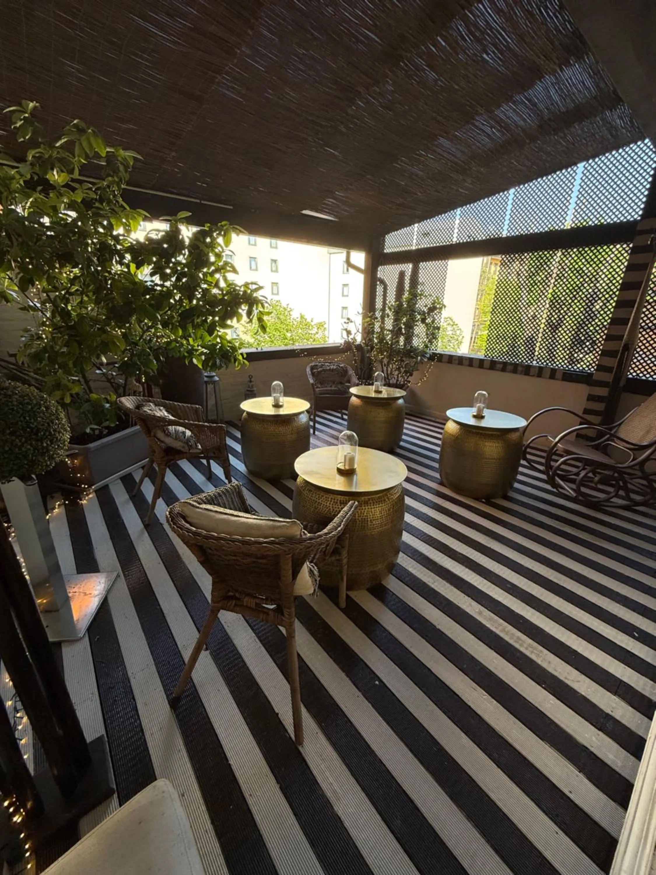 Balcony/Terrace in Les Chambres de Amelie B&B