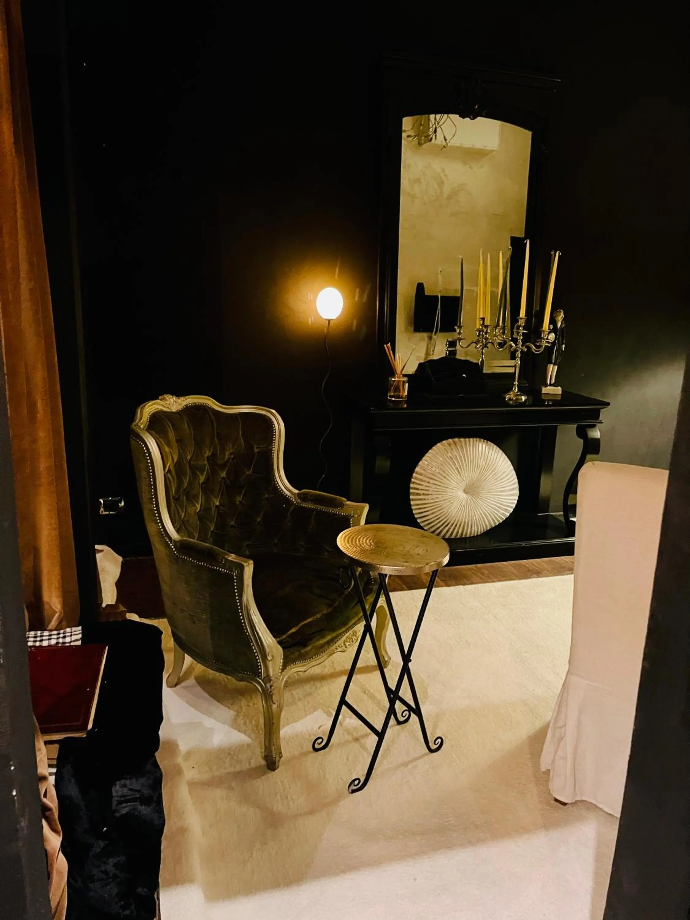 Living room in Les Chambres de Amelie B&B