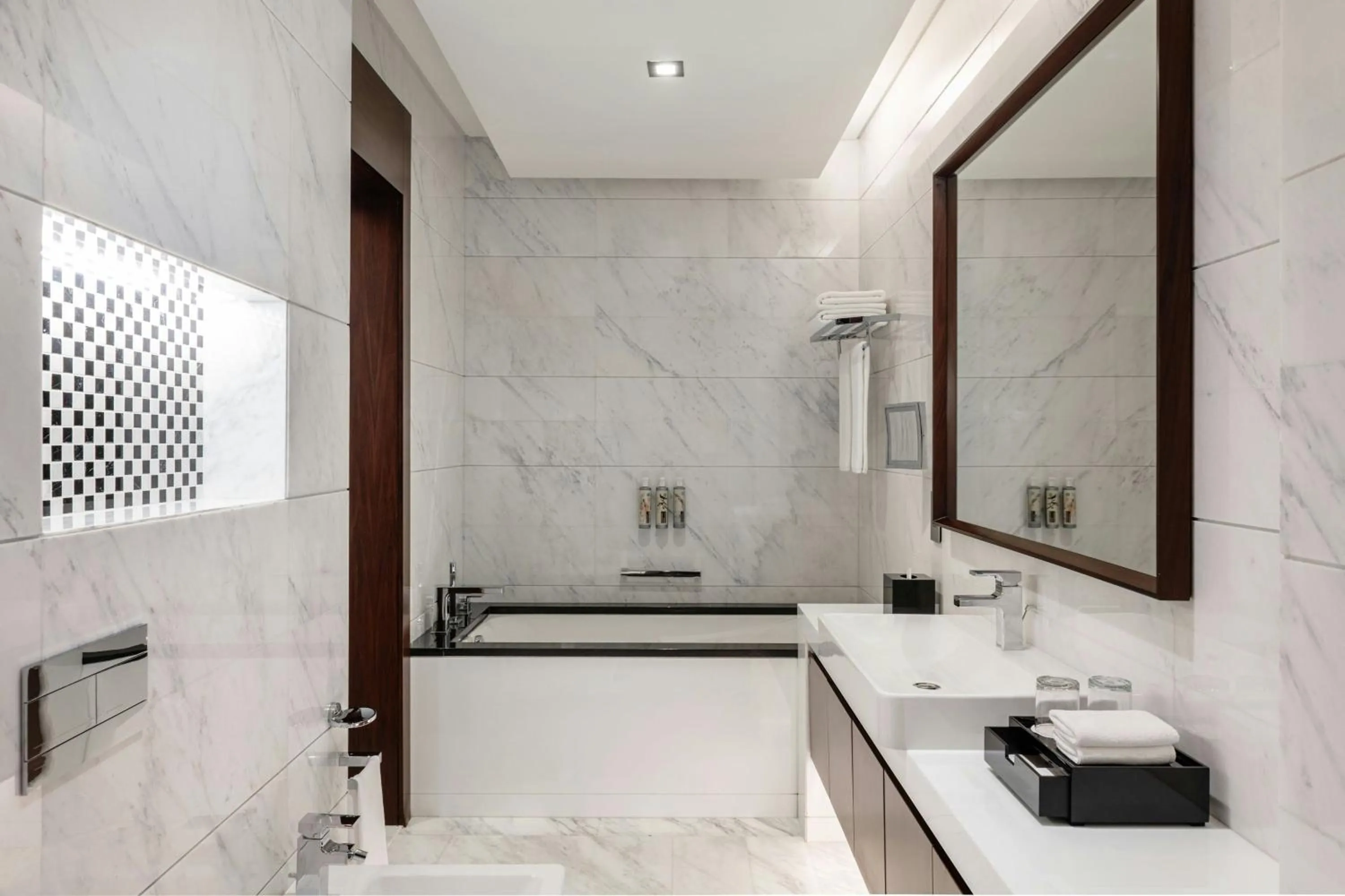 Bathroom in Renaissance Business Bay Hotel, Dubai