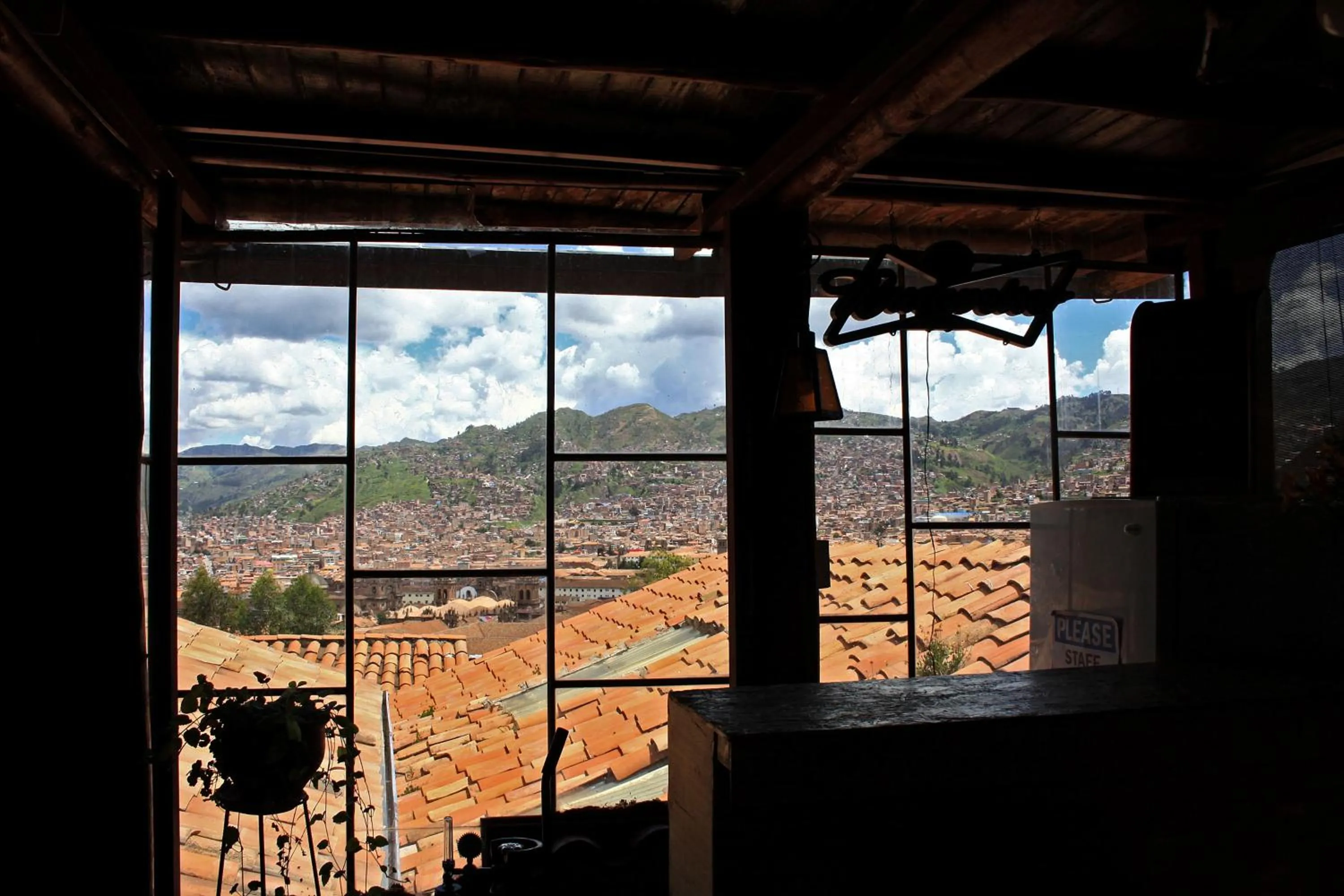 Living room in Samay Wasi Hostel