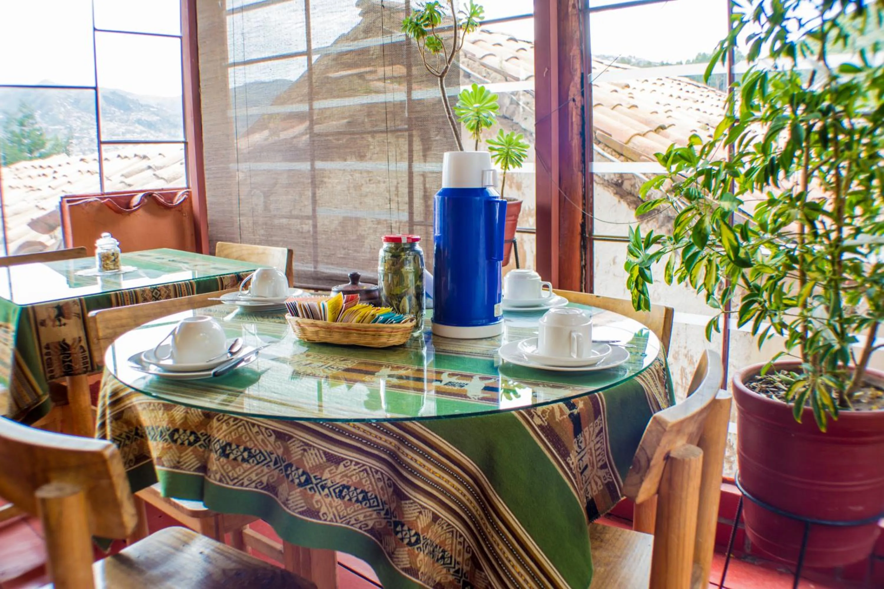 Continental breakfast in Samay Wasi Hostel